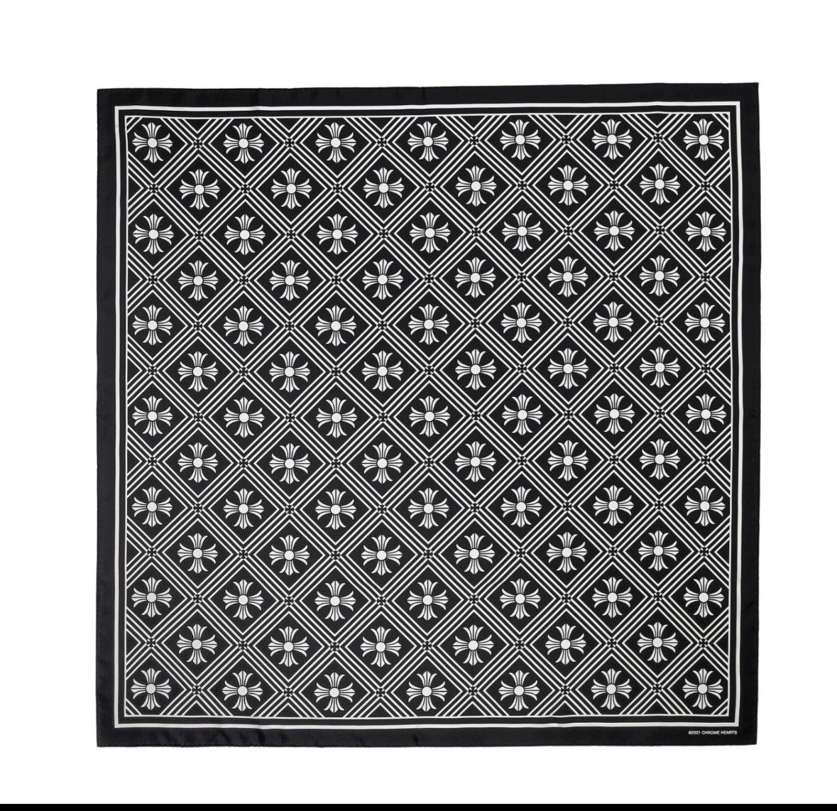 Chrome Hearts New Chrome Hearts Silk Scarf RARE Size ONE SIZE - 7 Thumbnail