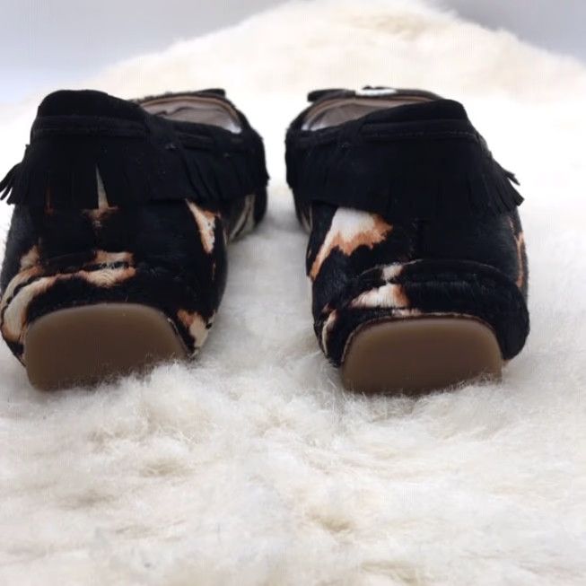Nine West VINTAGE Nine West Women's Loafers Flat Slip On Round Toe Animal Print Size 6.5 M Black Size US 6.5 / IT 36.5 - 6 Thumbnail