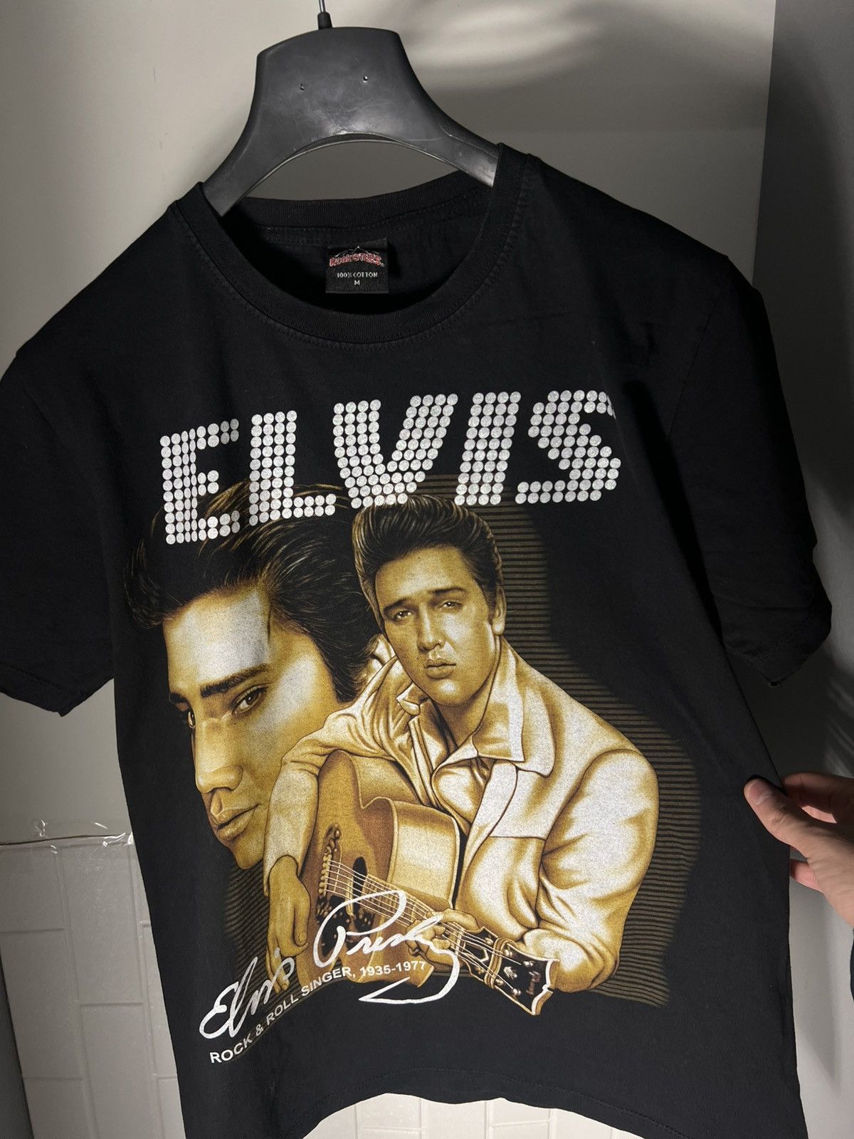 A&G Rock × Vintage VERY RARE ELVIS PRESLEY ROCK & ROLL SINGER T-SHIRT Y2K 90s Size US M / EU 48-50 / 2 - 2 Thumbnail