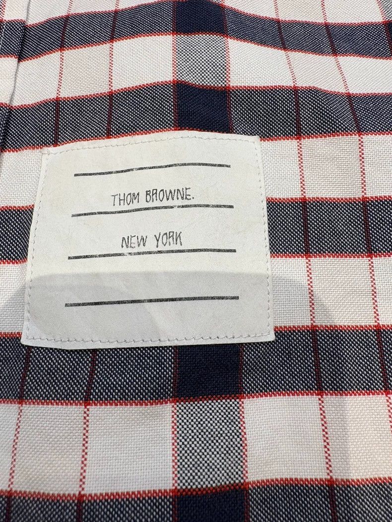 Thom Browne Thom Browne Gray plaid shirt with collar Size US S / EU 44-46 / 1 - 6 Thumbnail