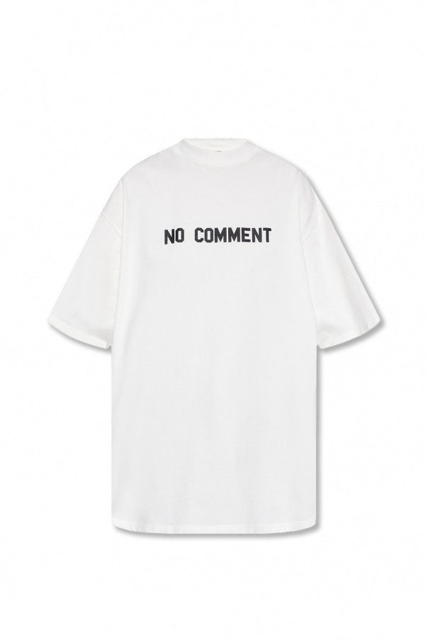 image of Balenciaga O1Mt1Gz0424 Rib Triangle T-Shirt In White, Women's (Size Medium)