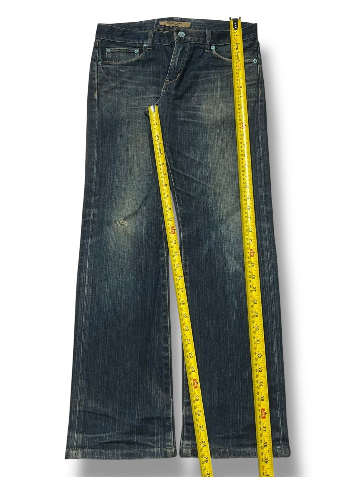 Uniqlo Vintage Uniqlo S-001 Japan - Faded Rusty Wash Jeans Size US 34 / EU 50 - 14 Thumbnail