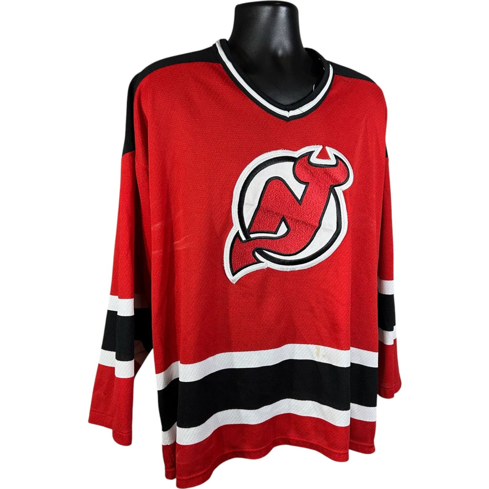 Vintage Vintage New Jersey Devils Maska NHL Jersey Men's Sz XXL Size US XXL / EU 58 / 5 - 3 Thumbnail