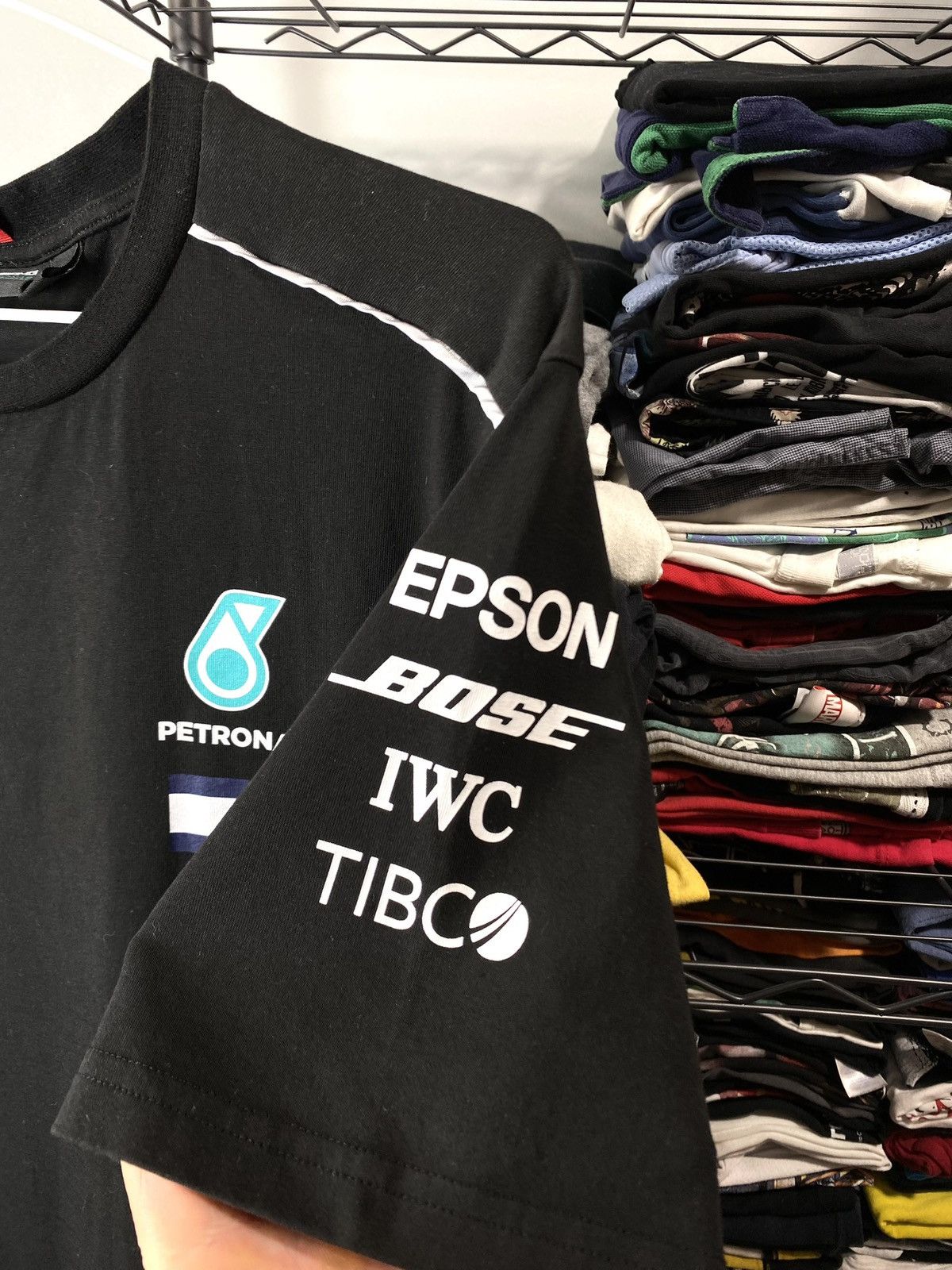 Mercedes-Benz Mercedes AMG Petronas Tommy Hilfiger Racing T Shirt Size US XL / EU 56 / 4 - 6 Thumbnail