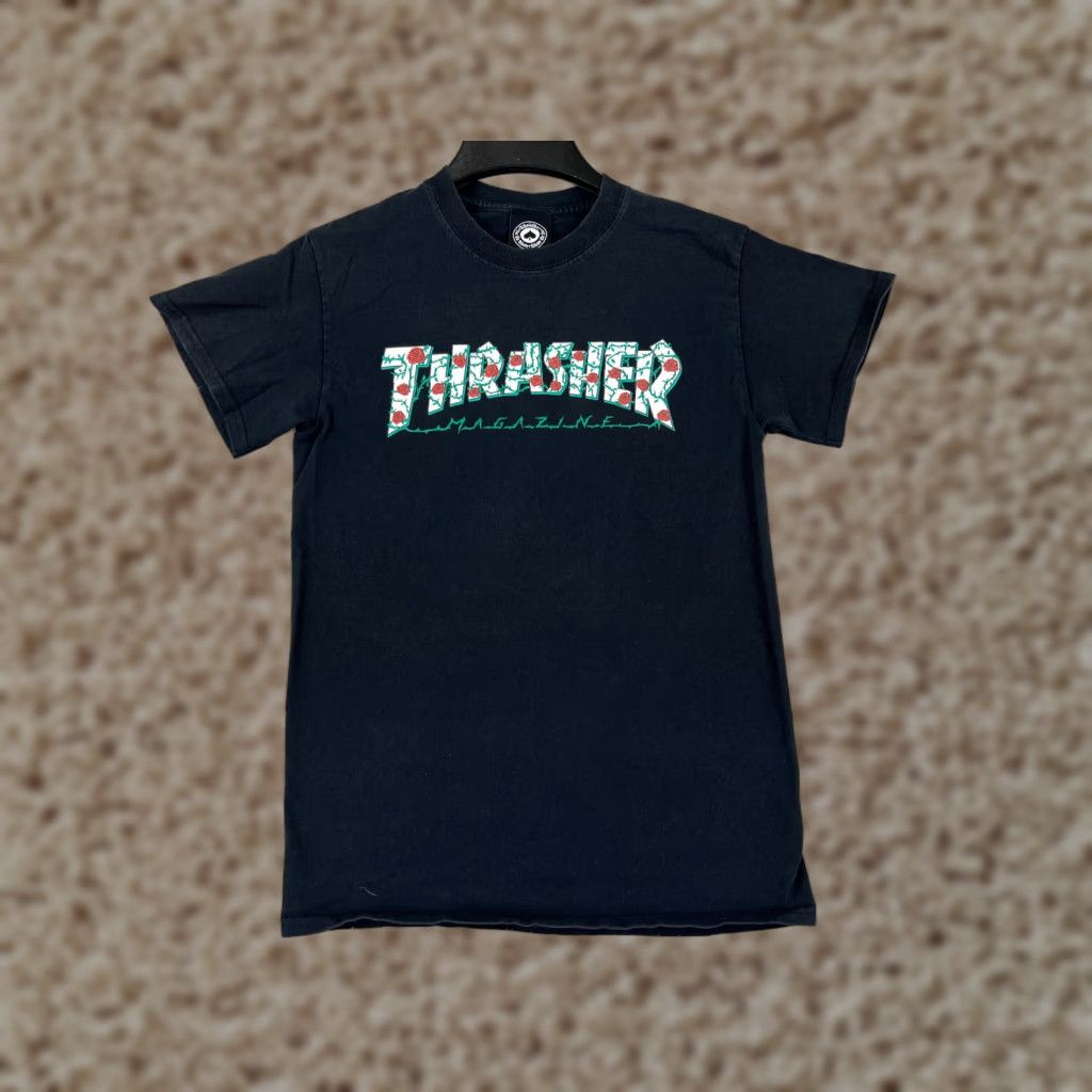 Thrasher Thrasher Shirt Men’s Small Black 100% Cotton Logo Skate Retro Beach 90s Shirt Mens T-Shirt Size US S / EU 44-46 / 1 - 1 Thumbnail