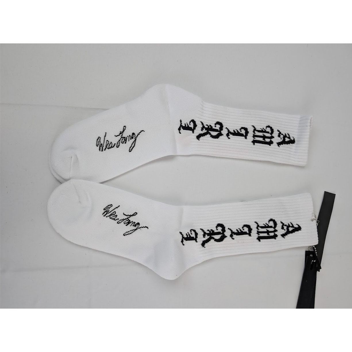 Amiri × Wes Lang o1rshd1 Q:2 / Size: 43-44 / Reaper Blood Socks in White Size ONE SIZE - 7 Thumbnail