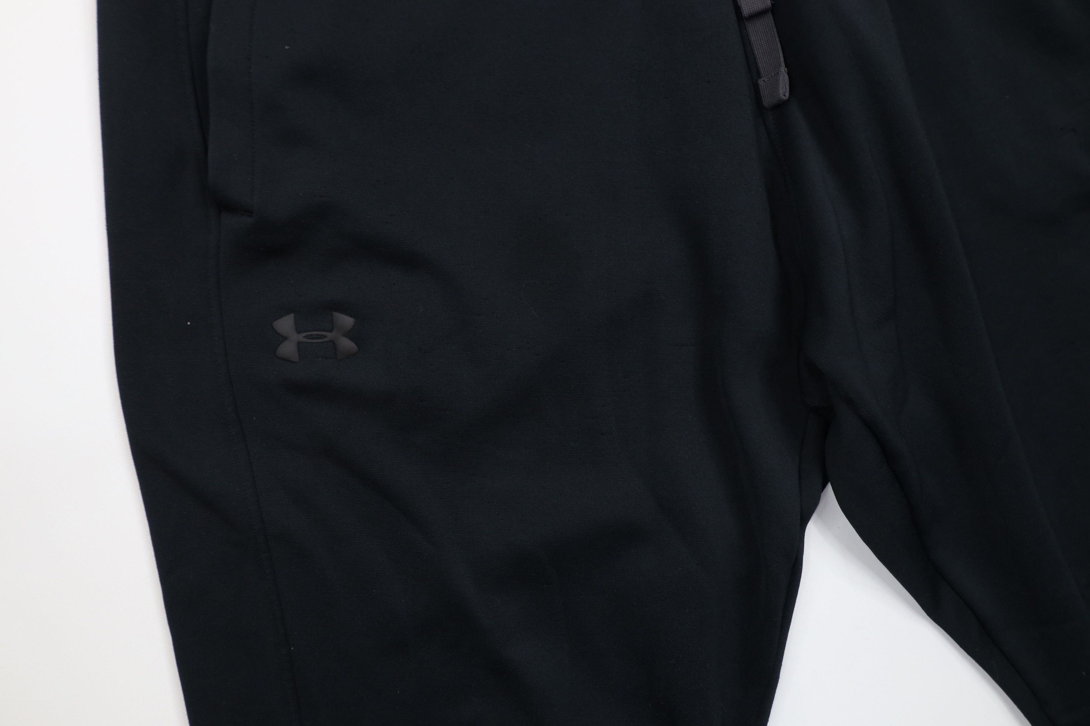 Under Armour × Vintage Y2K Under Armour Loose Fit Wide Leg Sweatpants Black Size US 40 / EU 56 - 5 Thumbnail