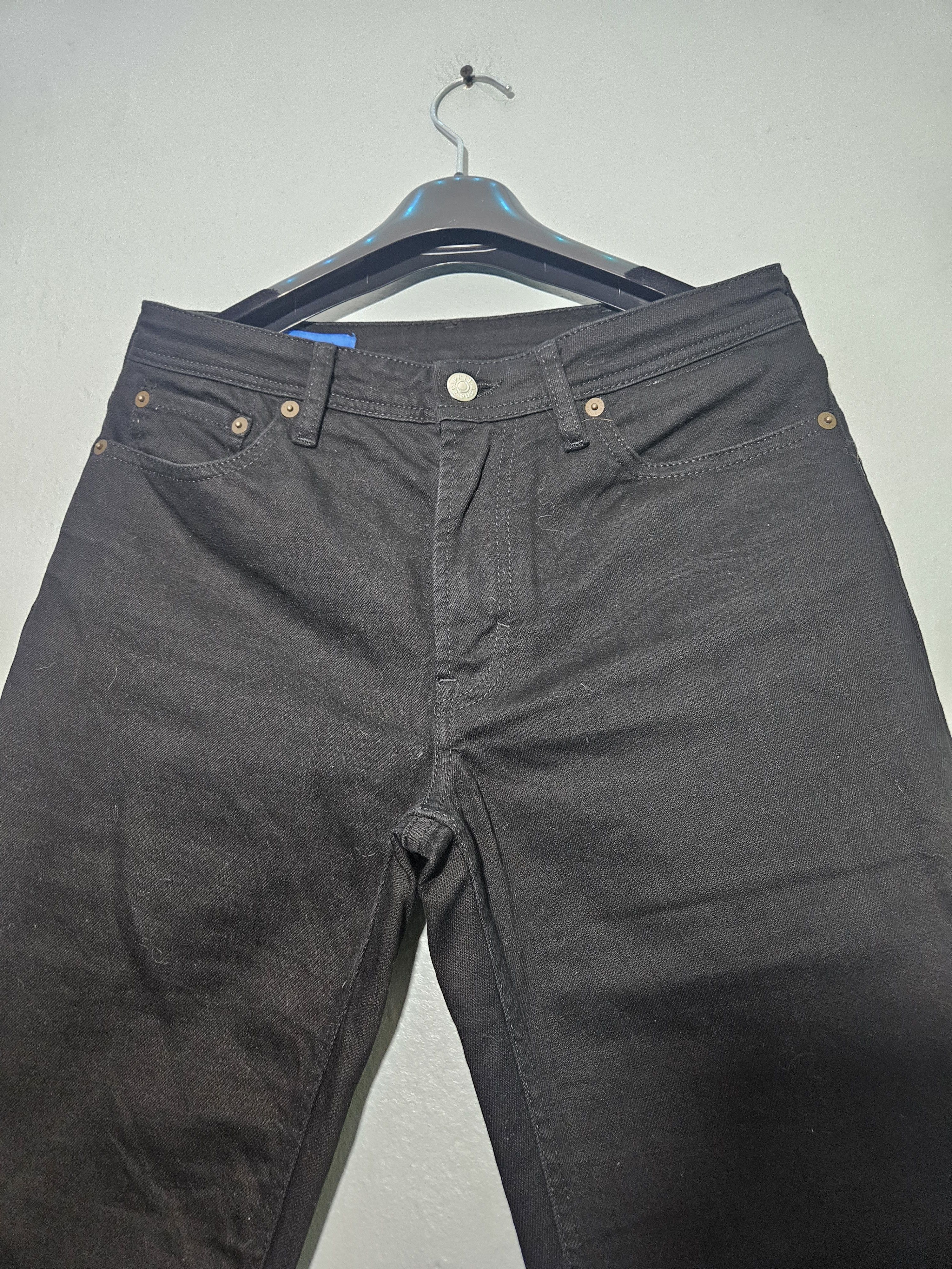 Acne Studios Blå Konst South Stay Black Stretch Denim Jeans Size US 28 / EU 44 - 2 Thumbnail