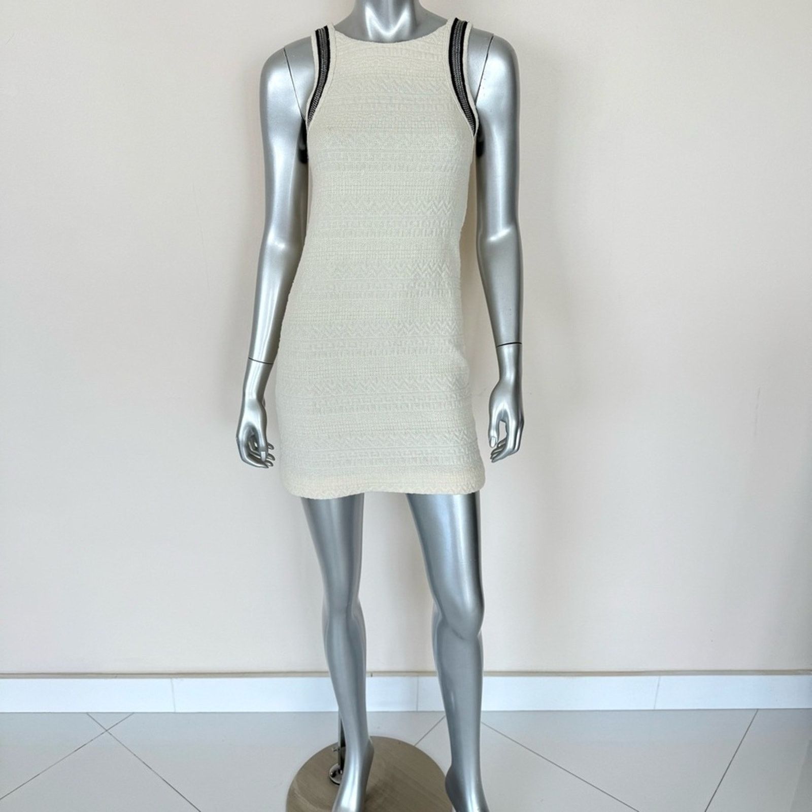 The Kooples NWT The Kooples women tweed white dress size 0 or XS/S 325$ Size XS / US 0-2 / IT 36-38 - 1 Thumbnail