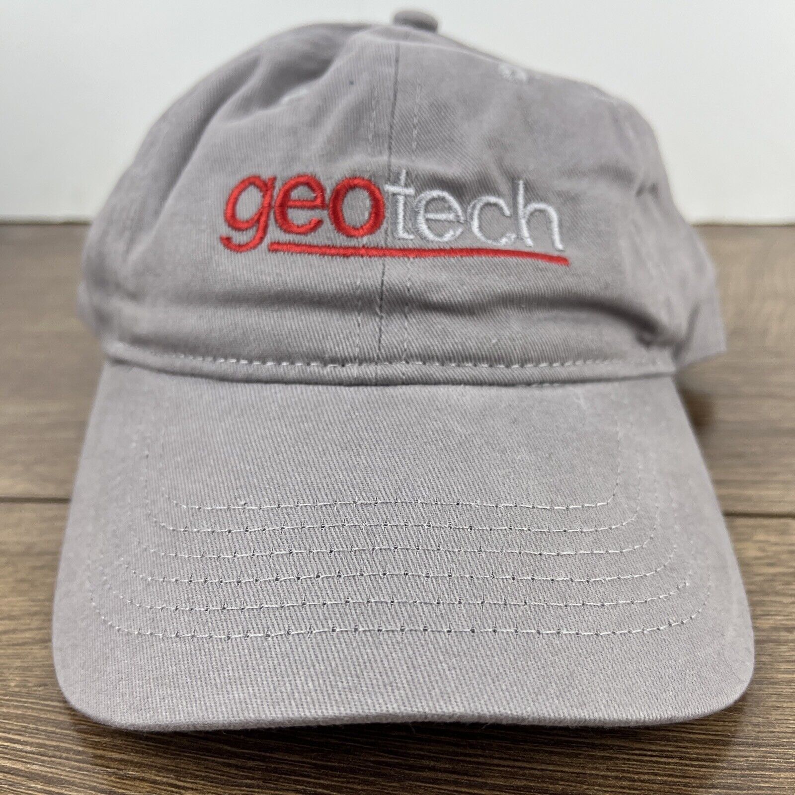 Other Geotech Hat Geo Tech Gray Hat Adjustable Adult Size Hat Cap Size ONE SIZE - 3 Thumbnail