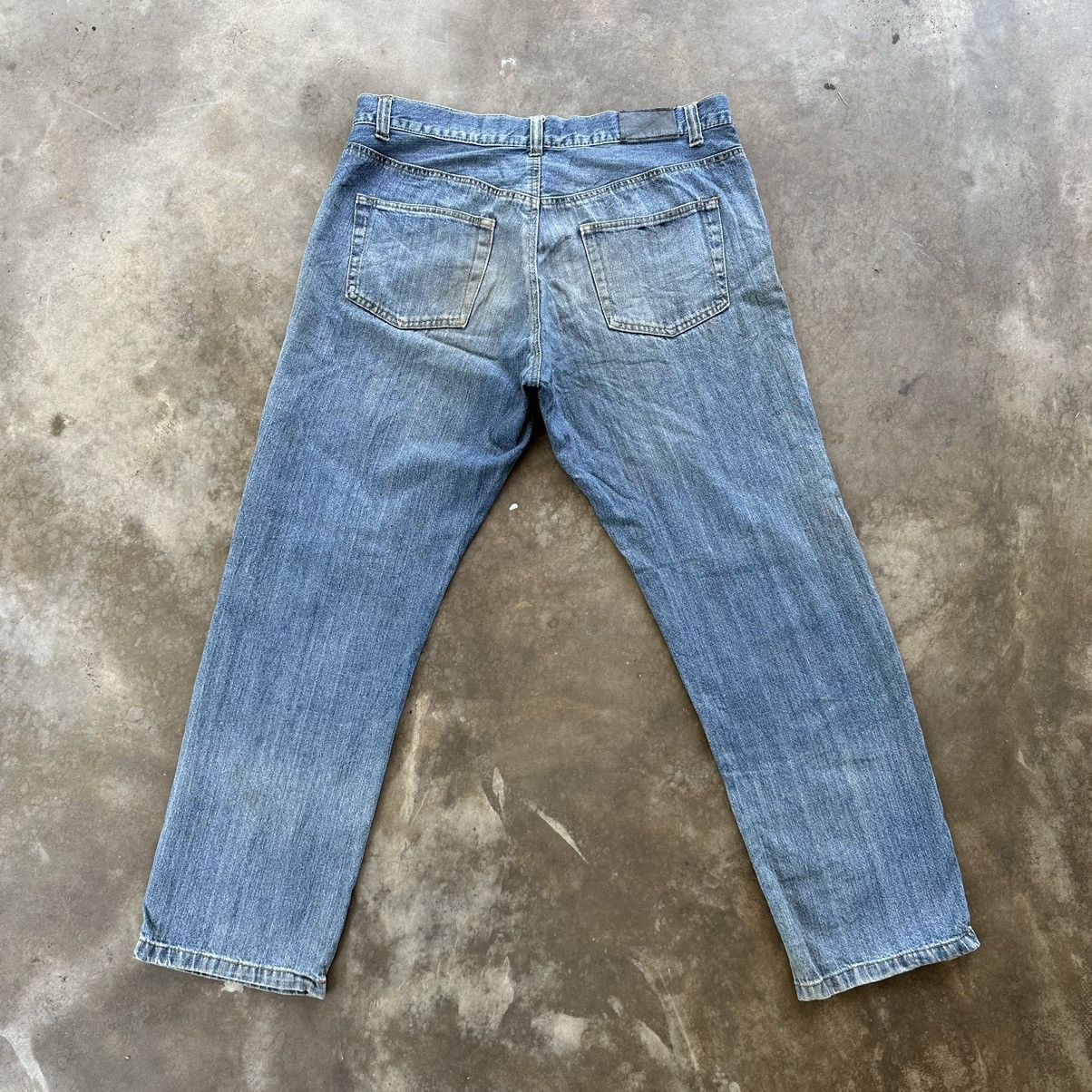 Japanese Brand Vintage Japanese Distressed Faded Denim Jean Pant W36 Size US 36 / EU 52 - 10 Thumbnail