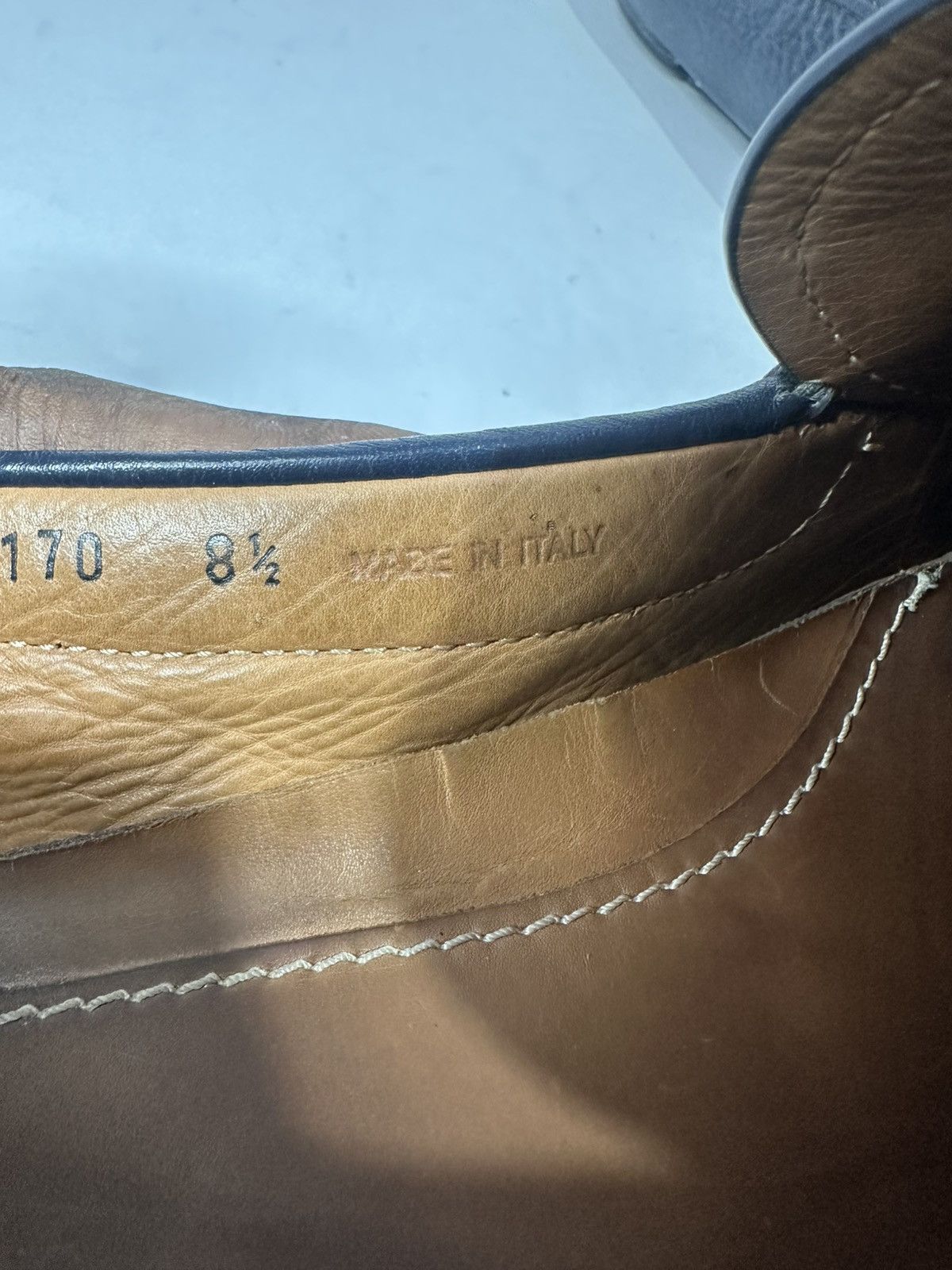 Prada Vintage Prada Pebbled Calfskin Leather Driving Loafers. Size US 9.5 / EU 42-43 - 8 Thumbnail