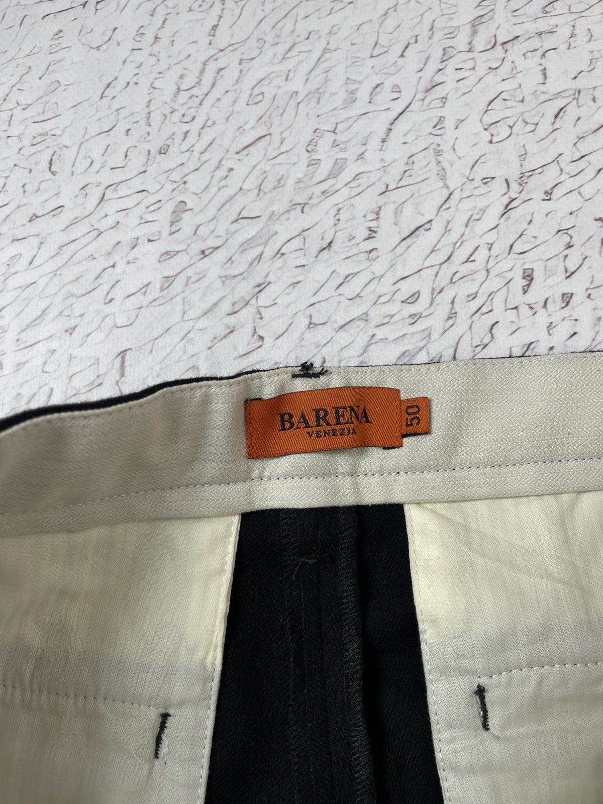 Barena Barena Venezia black wool classic casual pants Size US 34 / EU 50 - 11 Thumbnail