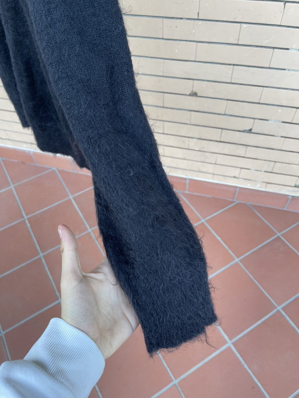 Off-White Maglione nero in mohair Off-White originale Size US M / EU 48-50 / 2 - 2 Thumbnail