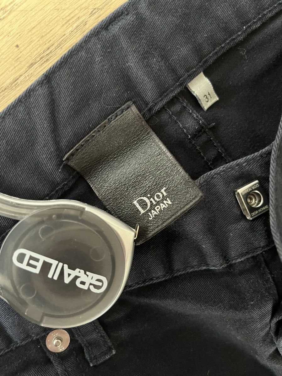 Christian Dior Monsieur × Dior Dior Homme Japan Dark Blue Twill Pants Size US 31 - 3 Thumbnail