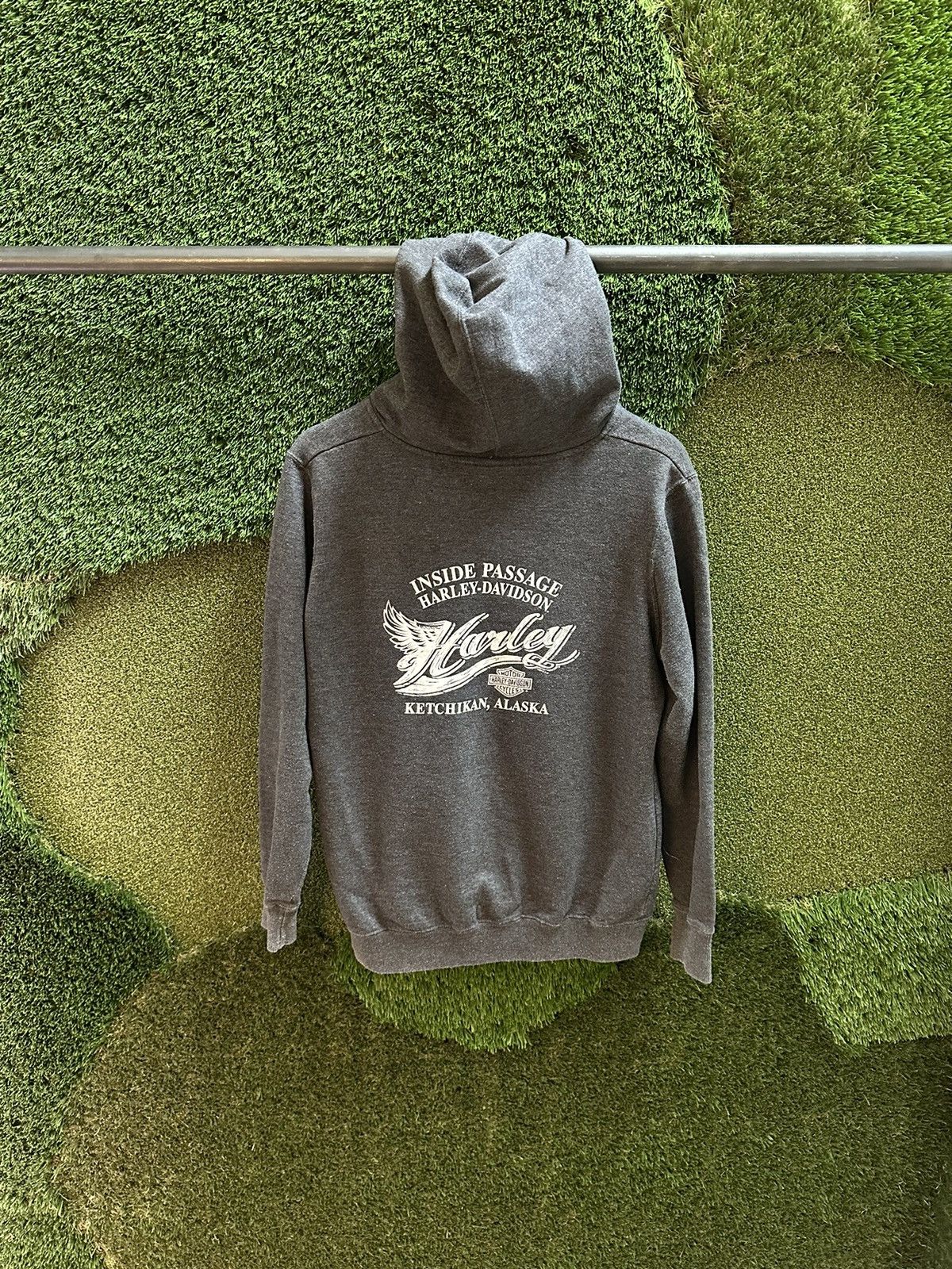 Harley Davidson Harley Davidson Spellout Hoodie Large Size L / US 10 / IT 46 - 2 Thumbnail