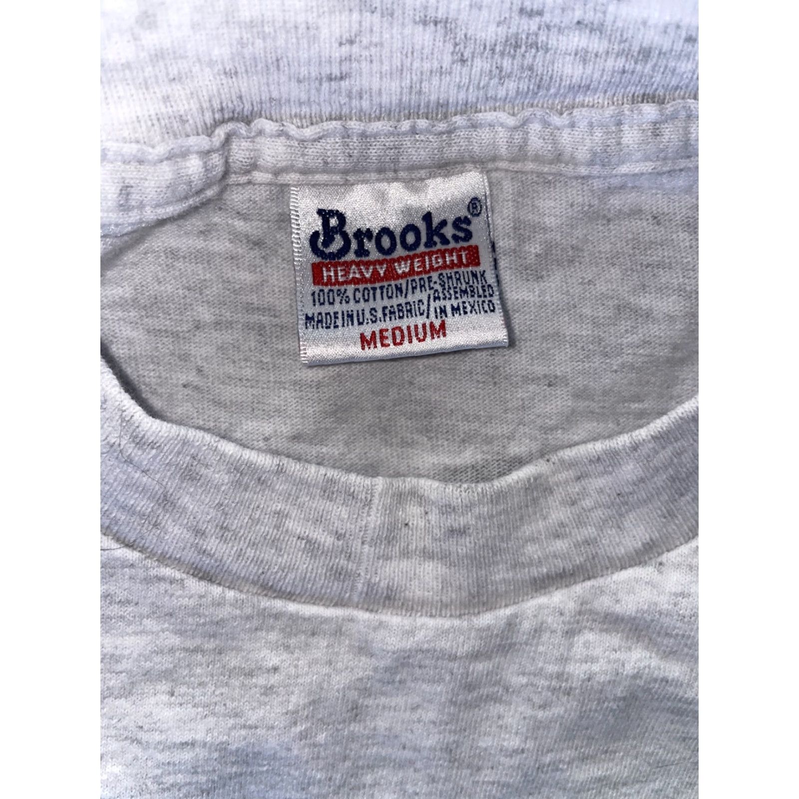 Brooks Nascar 50th anniversary t shirt heather greg Medium Mens T-Shirt Gray M Size US M / EU 48-50 / 2 - 7 Thumbnail