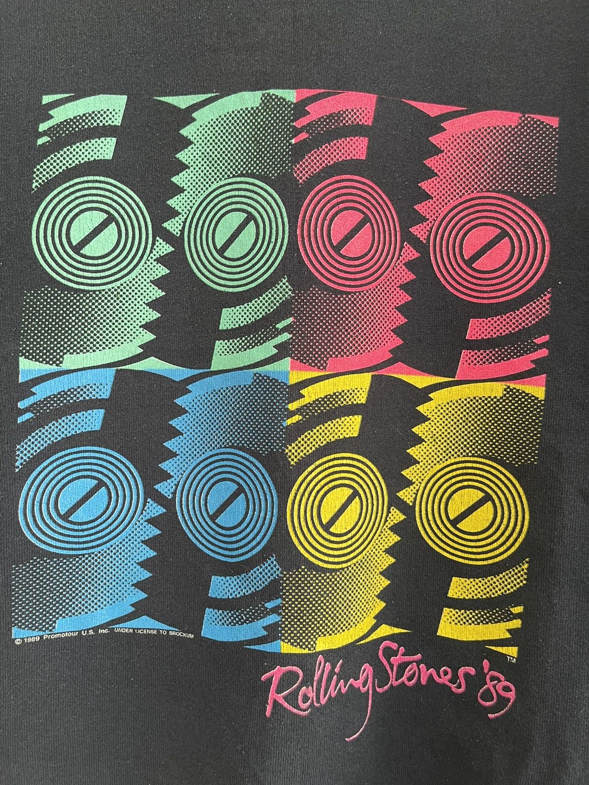 Band Tees × Vintage Vintage 1989 Rolling Stones Steel Wheels Sweatshirt Size US M / EU 48-50 / 2 - 3 Thumbnail