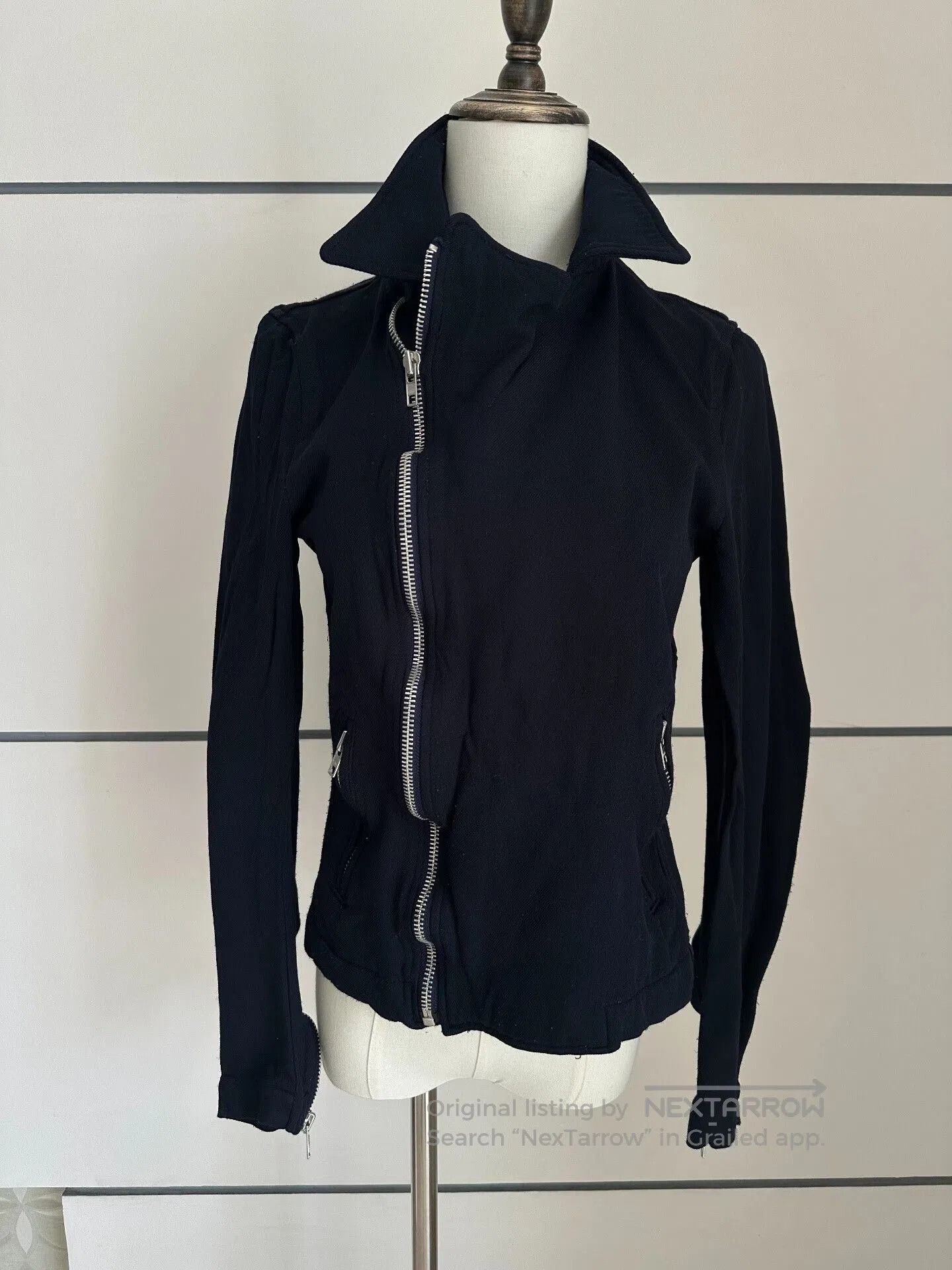 Comme des Garcons COMME DES GARCONS Wool Motorcycle Jacket. Size US XS / EU 42 / 0 - 2 Thumbnail