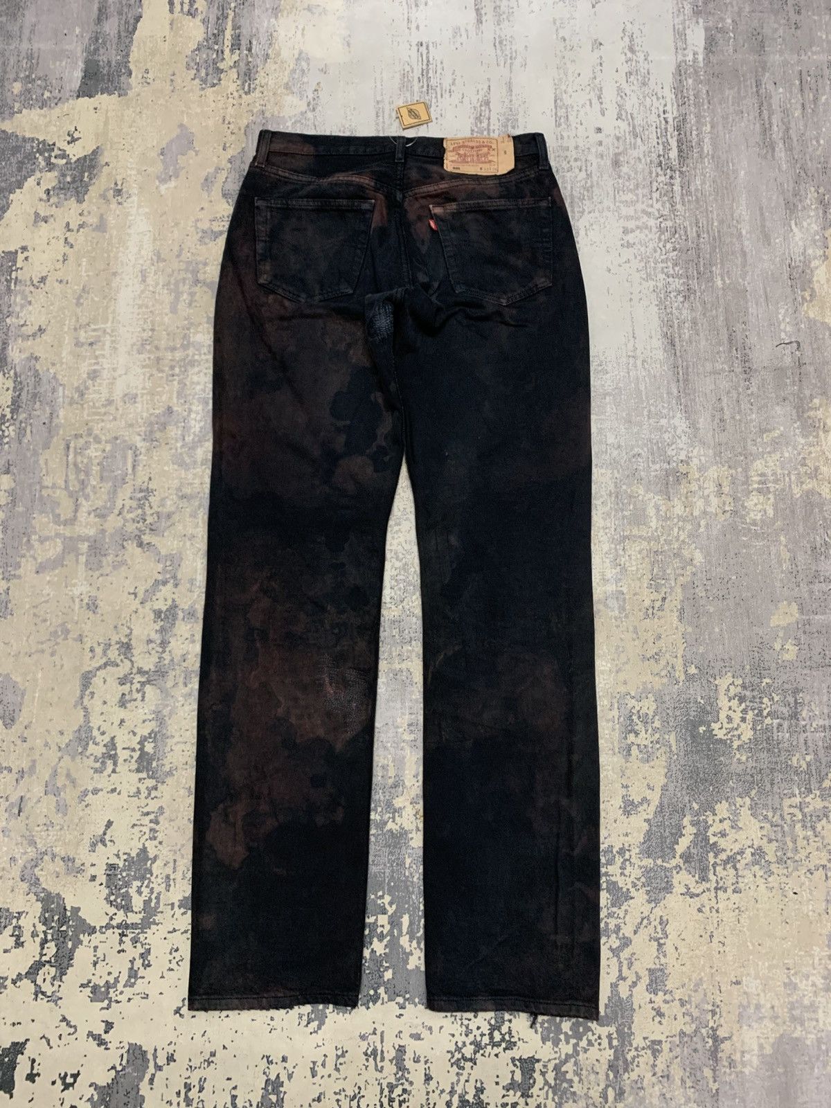Levi's Vintage Levi’s 501 Acid Wash Black Jeans W32x34.5 Size US 32 / EU 48 - 6 Thumbnail