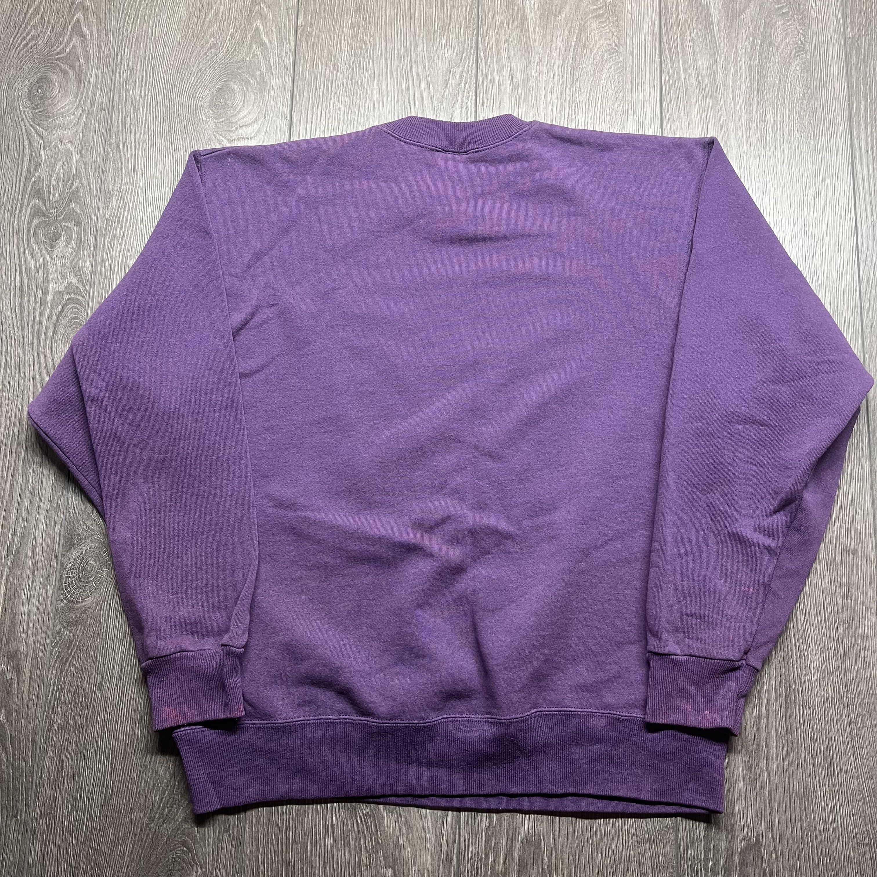 Vintage Vintage San Fransisco 1990s Art Sweatshirt Large Purple Size US L / EU 52-54 / 3 - 5 Thumbnail