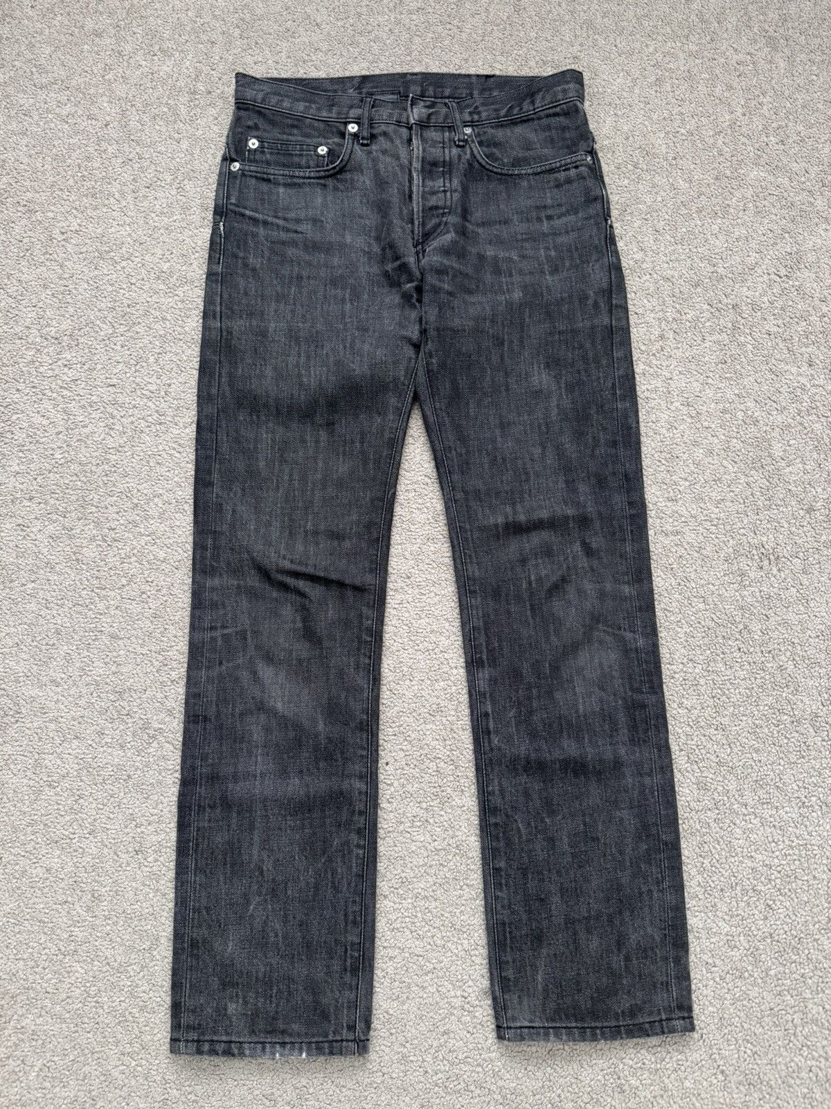 Dior × Hedi Slimane Dior by Hedi Slimane Slim Fit Black Jeans
