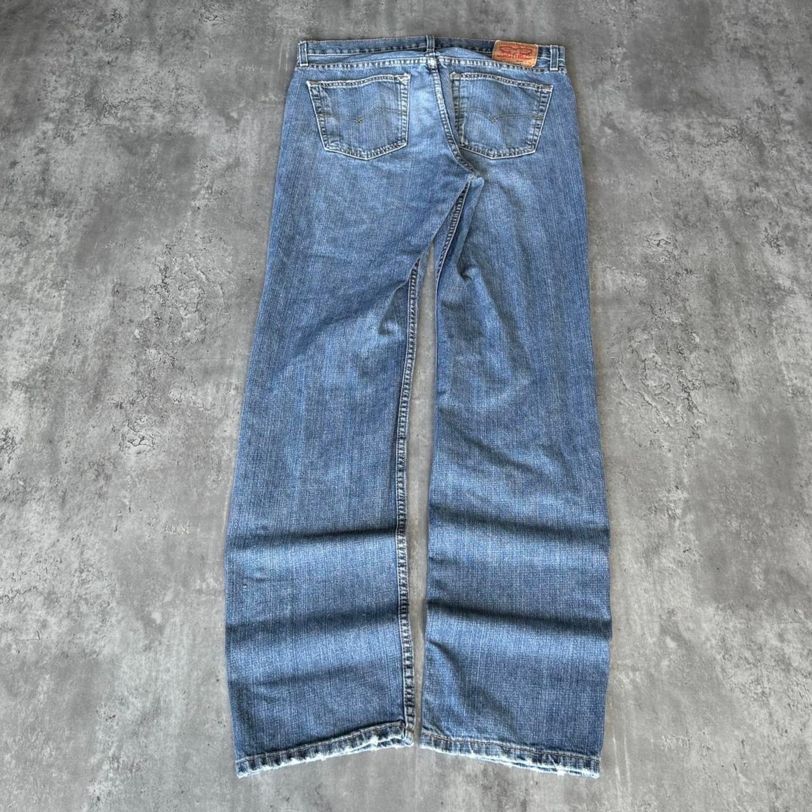 Levi's × Levi's Vintage Clothing × Vintage Vintage Y2K Levi’s 559 Essential Grunge Opium Denim Jeans Size US 36 / EU 52 - 1 Thumbnail
