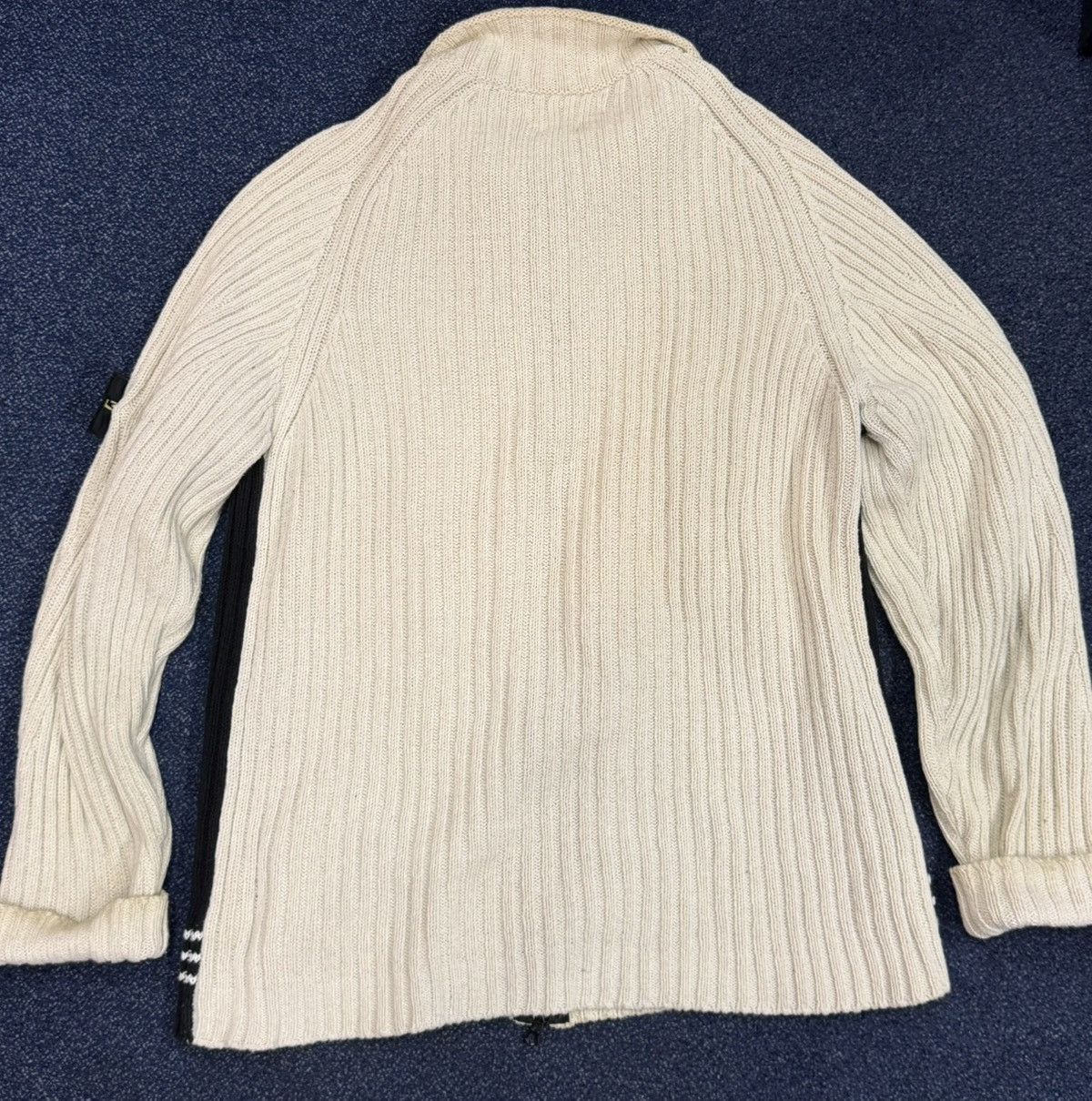 Stone Island SS05 Stone Island Zip-up knit sweater Size US XL / EU 56 / 4 - 2 Thumbnail