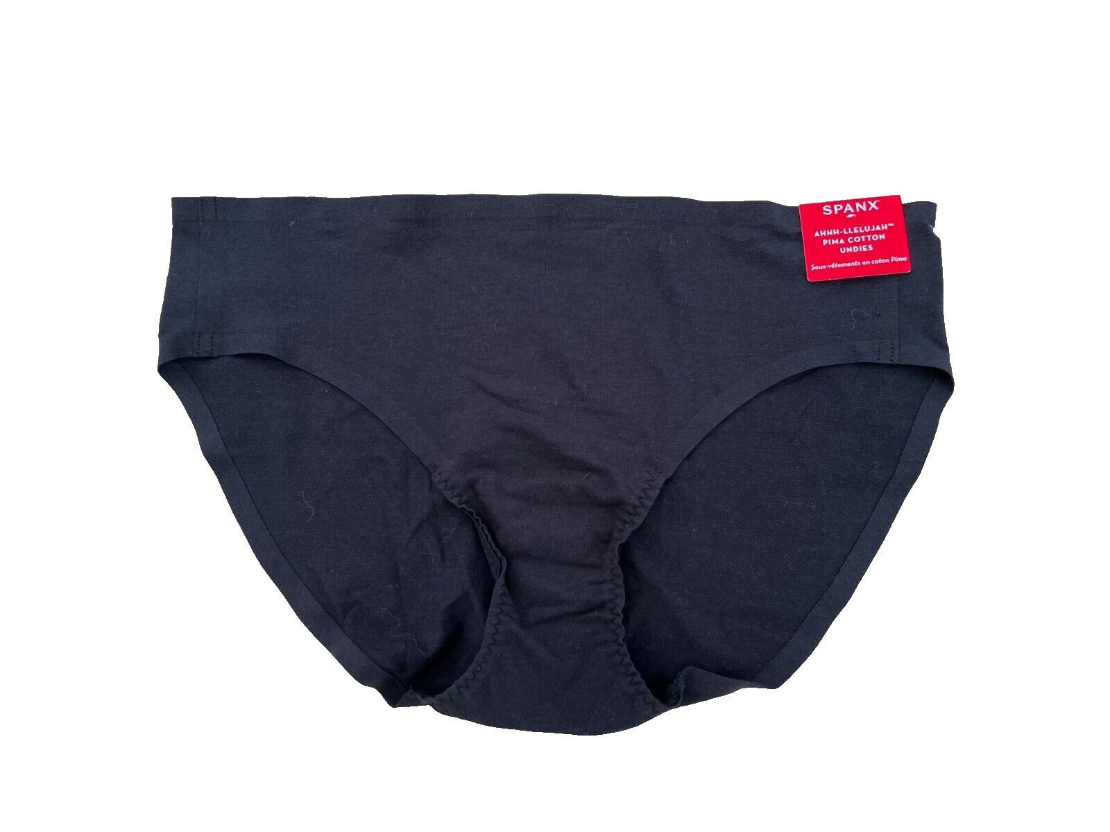 Spanx Spanx 40060R Pima Cotton Panty Underwear Black One Size Size ONE SIZE - 1 Thumbnail