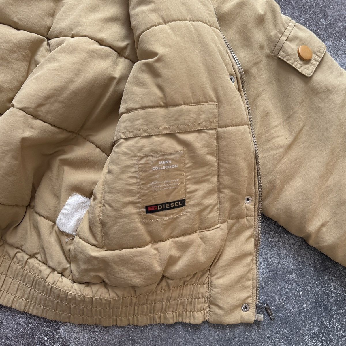 Diesel Diesel Vintage Y2K Boxy Fit Unisex Cropped Bomber Jacket Size US M / EU 48-50 / 2 - 13 Thumbnail