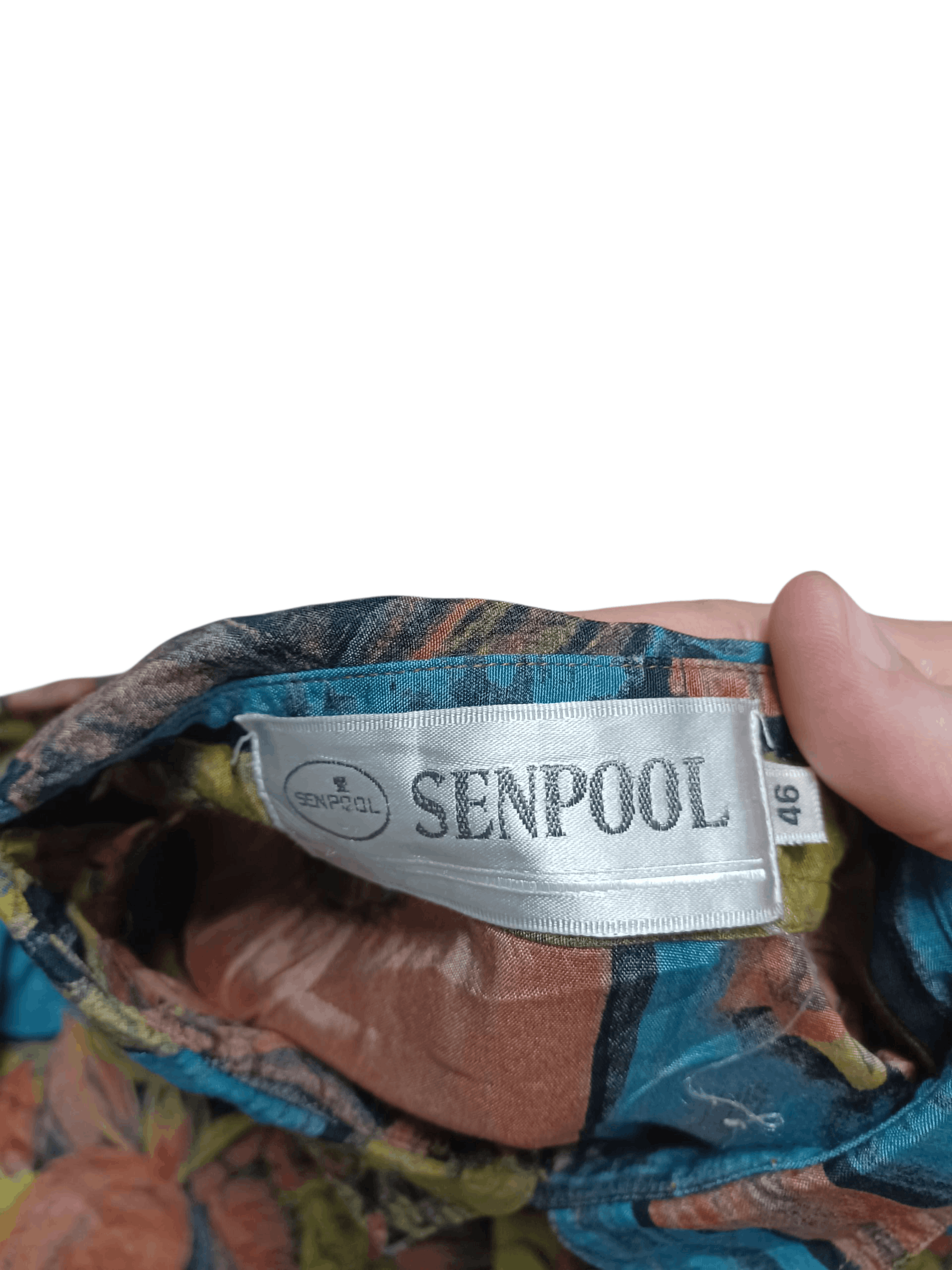 Other VINTAGE SENPOOL 100% VISCOSE ART DESIGNER AVANT GARDE SHIRT Size US M / EU 48-50 / 2 - 4 Thumbnail
