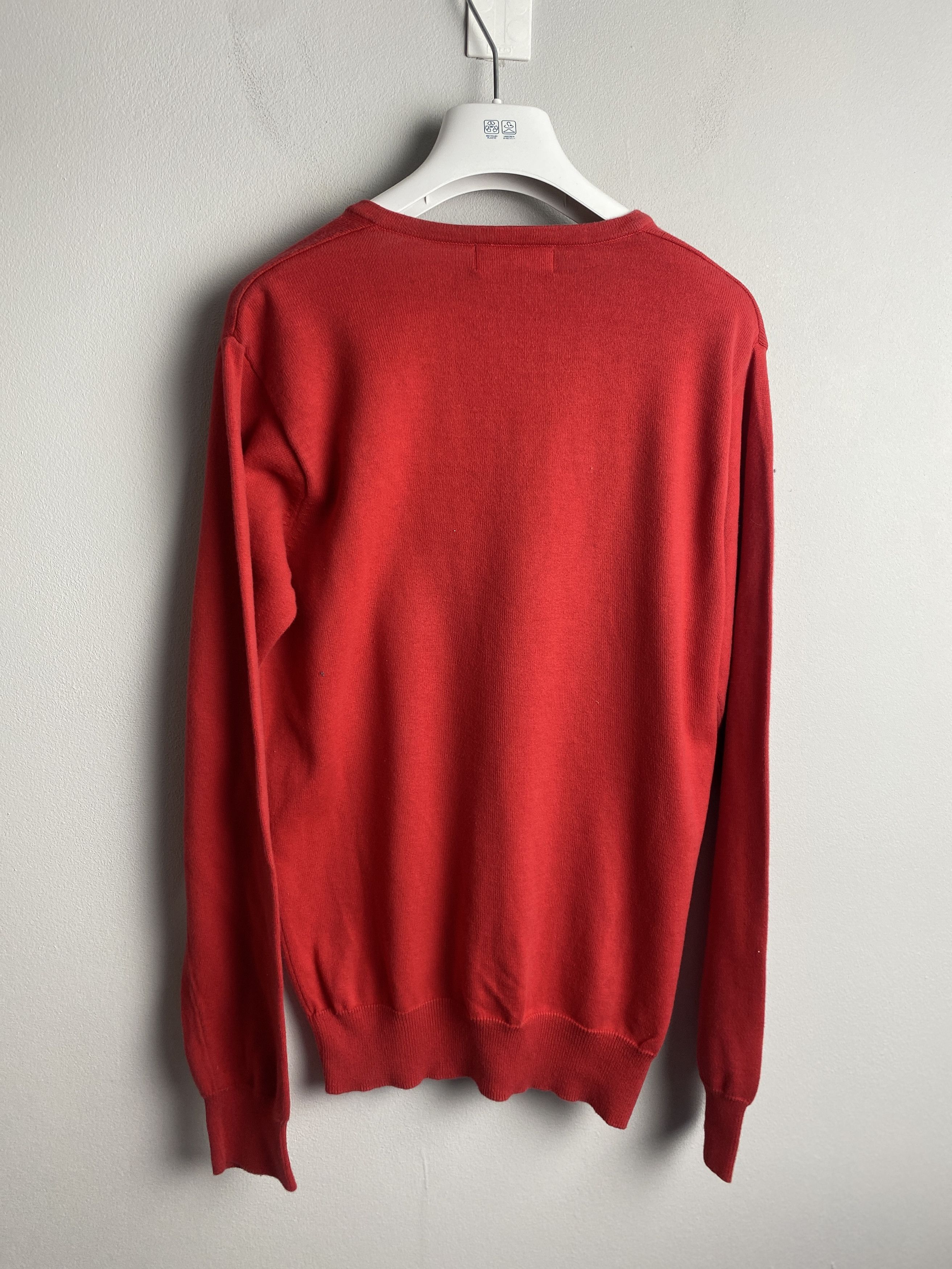 Fred Perry Fred Perry small logo v neck sweater cotton knitwear Size US S / EU 44-46 / 1 - 5 Thumbnail