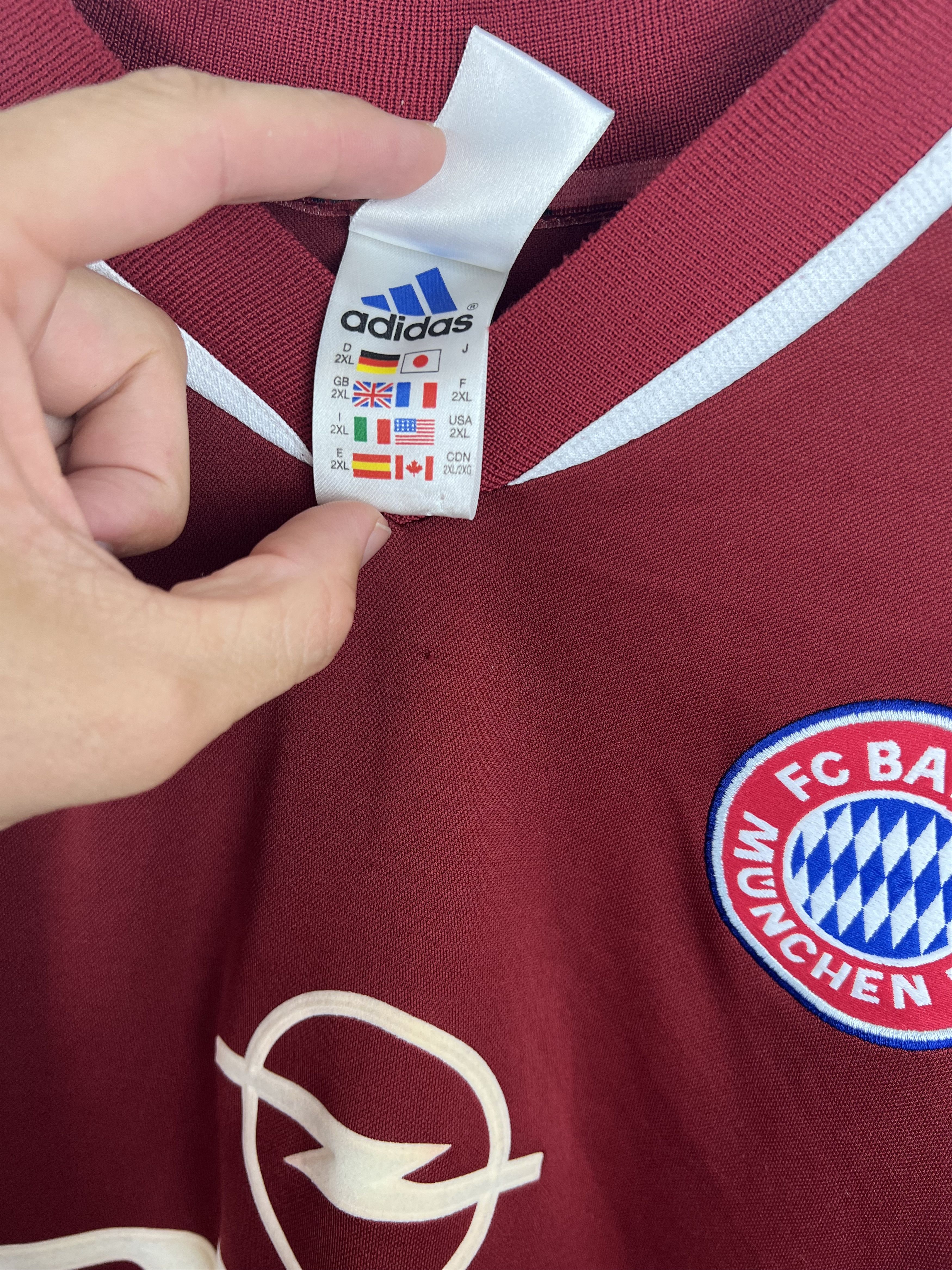 Adidas BAYERN MUNICH 2001/2002 HOME FOOTBALL Kit SHIRT Size US XXL / EU 58 / 5 - 11 Thumbnail