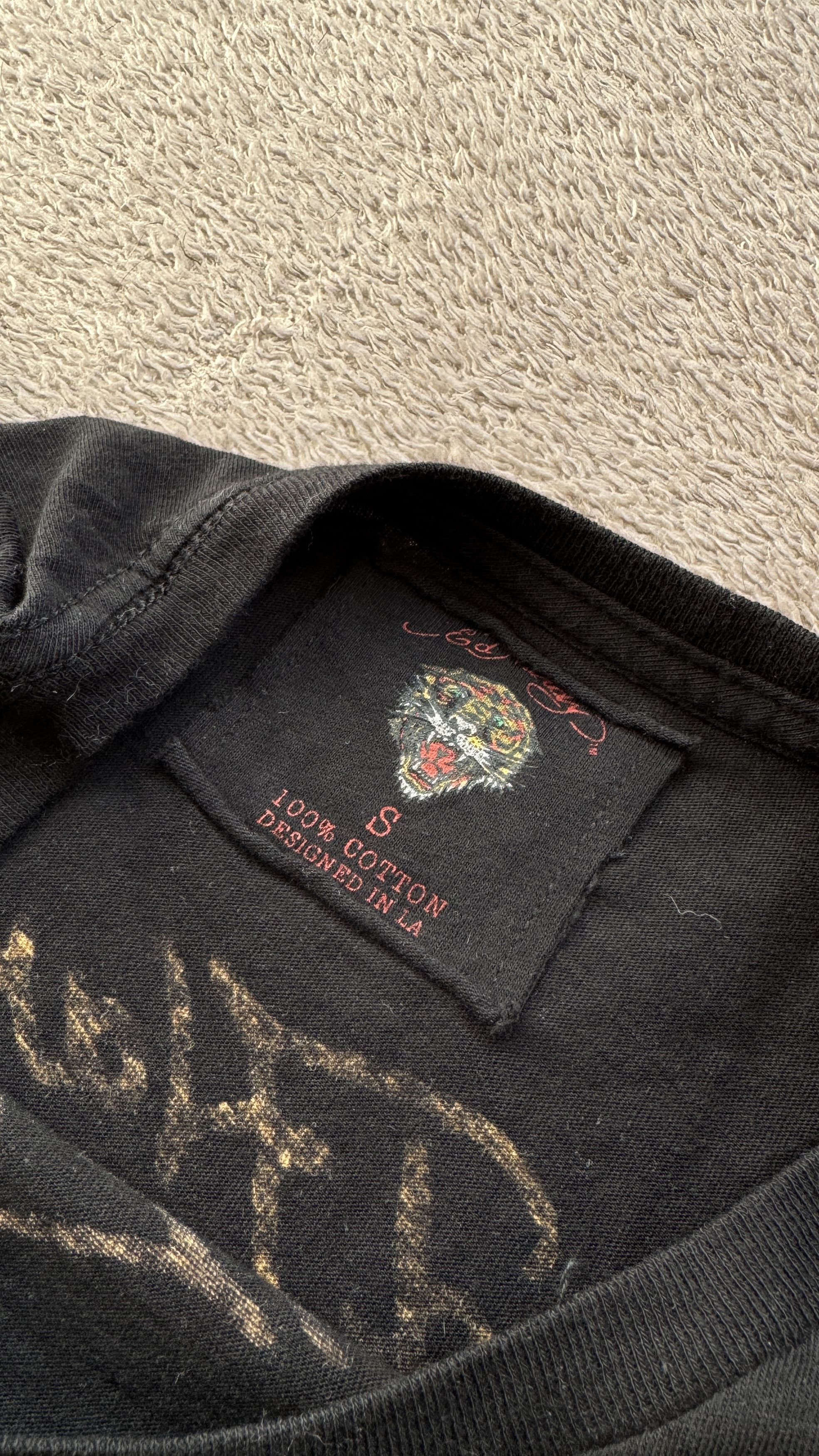 Ed Hardy × Hysteric Glamour × Vintage Ed Hardy vintage Y2K Rhinestone Roses Printed t shirt Size S / US 4 / IT 40 - 4 Thumbnail