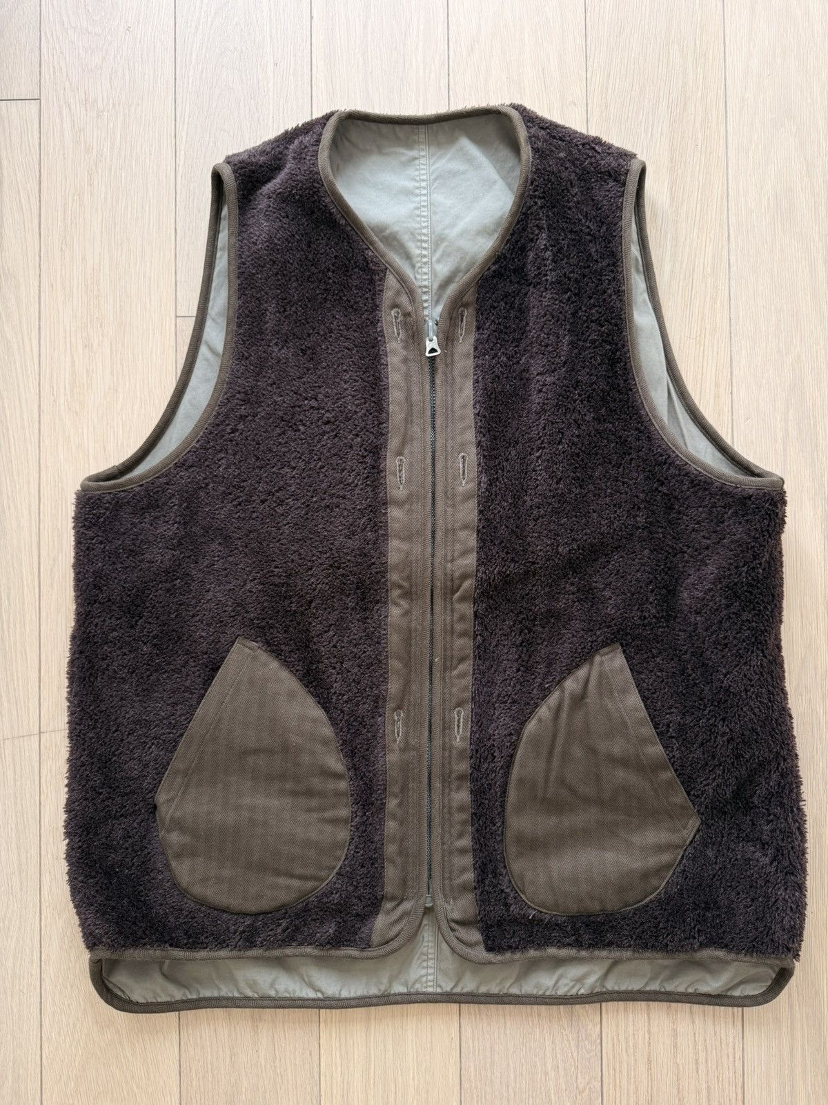 Visvim Visvim 21aw contrary dept liner vest olive Size US XXL / EU 58 / 5 - 9 Thumbnail