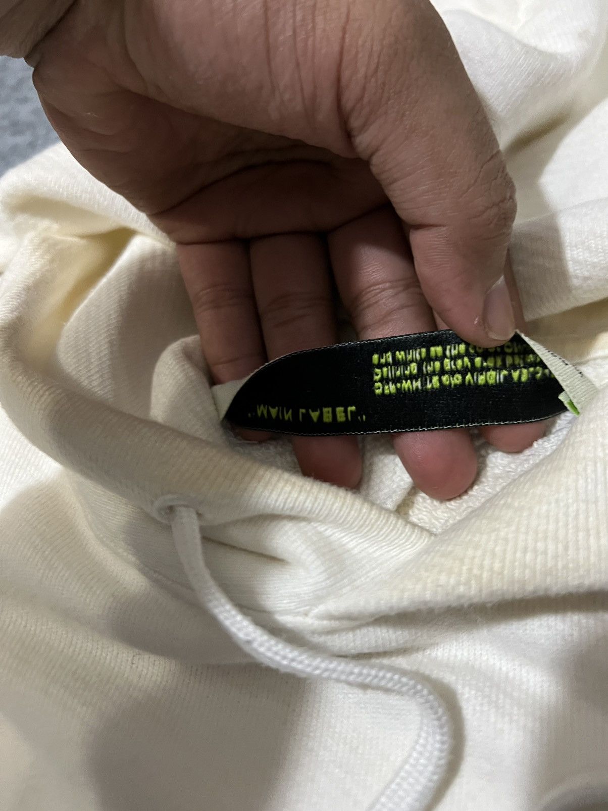 Off-White Hoodie Fleece Man Off-White Split Arrows white Size US XXS / EU 40 - 8 Thumbnail
