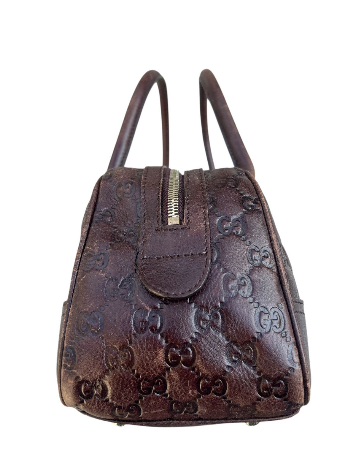 Gucci Gucci Guccissima Princy Fade Patina Leather Boston Bag Size ONE SIZE - 10 Thumbnail