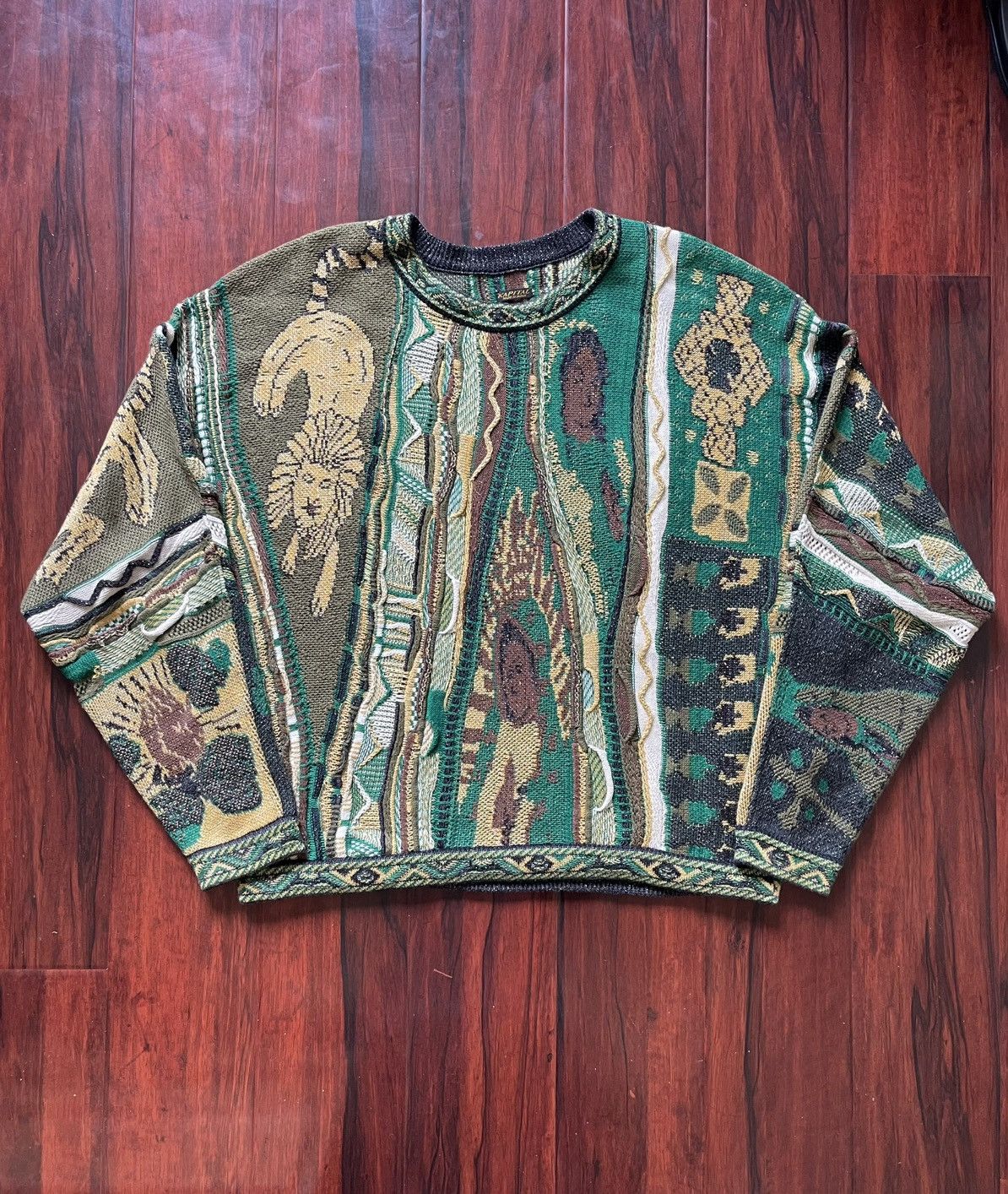 Kapital FW22 Virgin Maria Rasta Ainu 7G Sweater Size Large