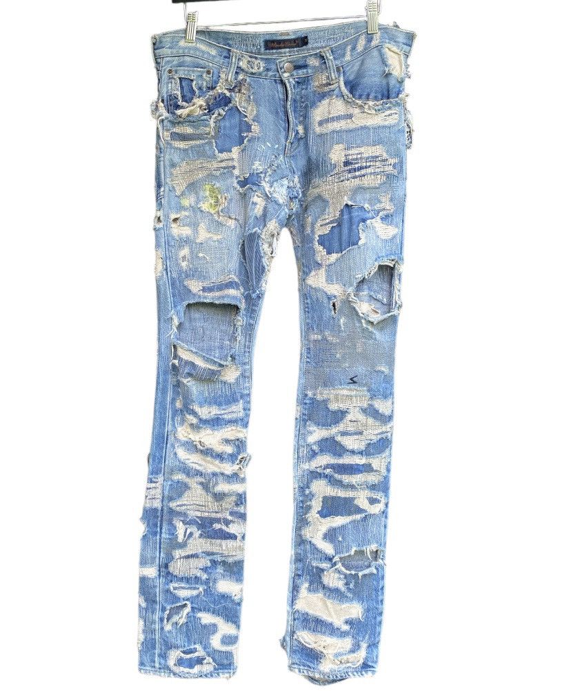 Undercover Undercover Aw2005 Arts & Crafts 85 Denim Size US 32 / EU 48 - 3 Thumbnail