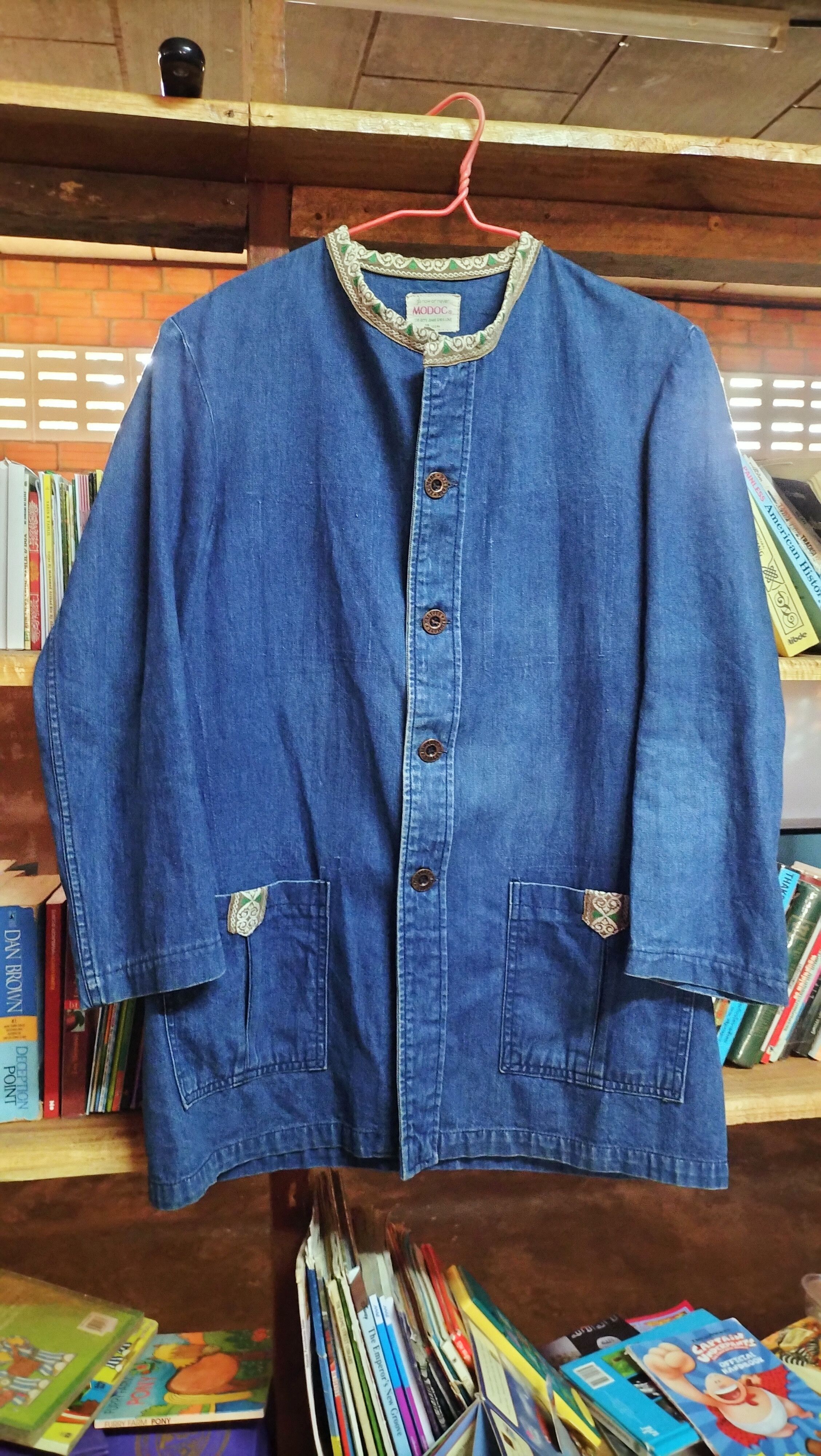 Japanese Brand 80s Moduc Denim Selvedge Native Arts Japanese Brand Size M / US 6-8 / IT 42-44 - 1 Thumbnail