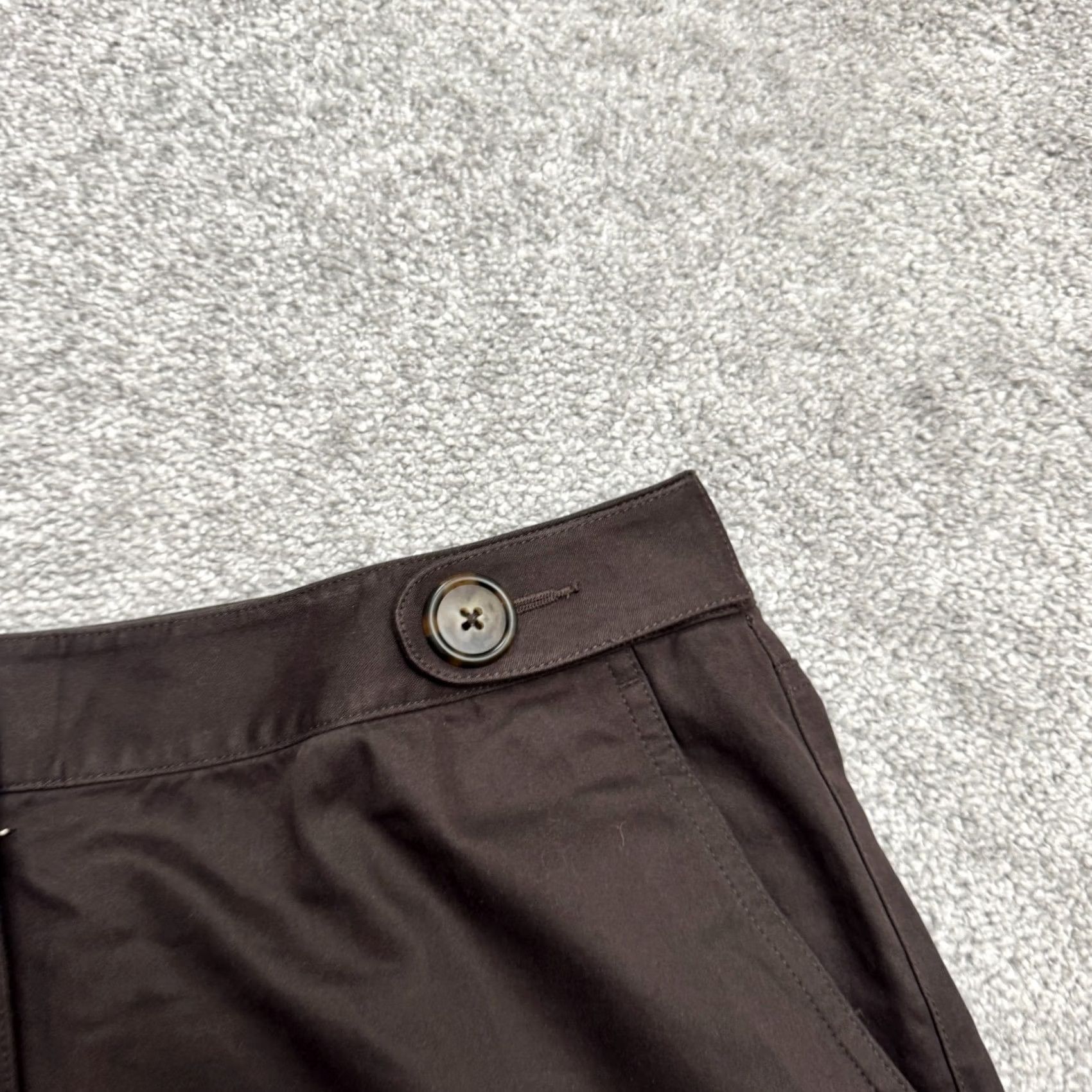 Talbots Talbots Dress Pants Womens 12W Brown Cotton Stretch Flared Leg High Rise Slim Inseam 31 In Size 34" / US 12 / IT 48 - 3 Thumbnail