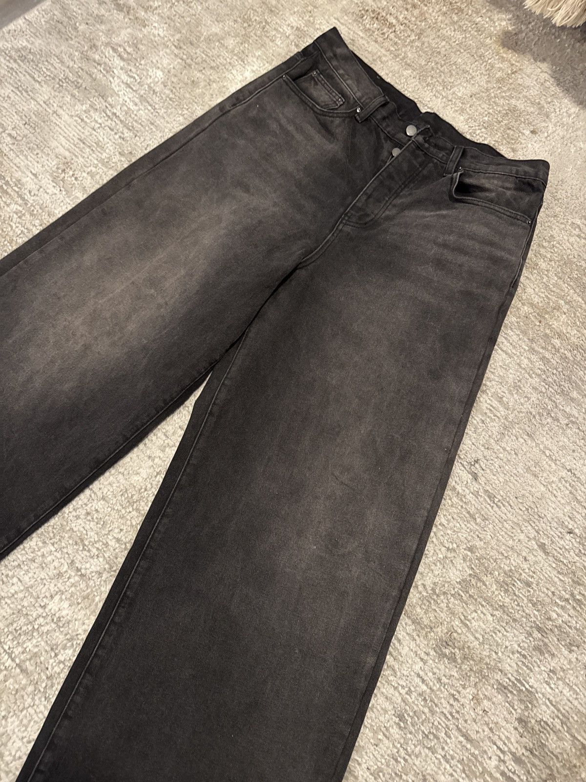 Other Black Baggy Jeans Size US 32 / EU 48 - 2 Thumbnail