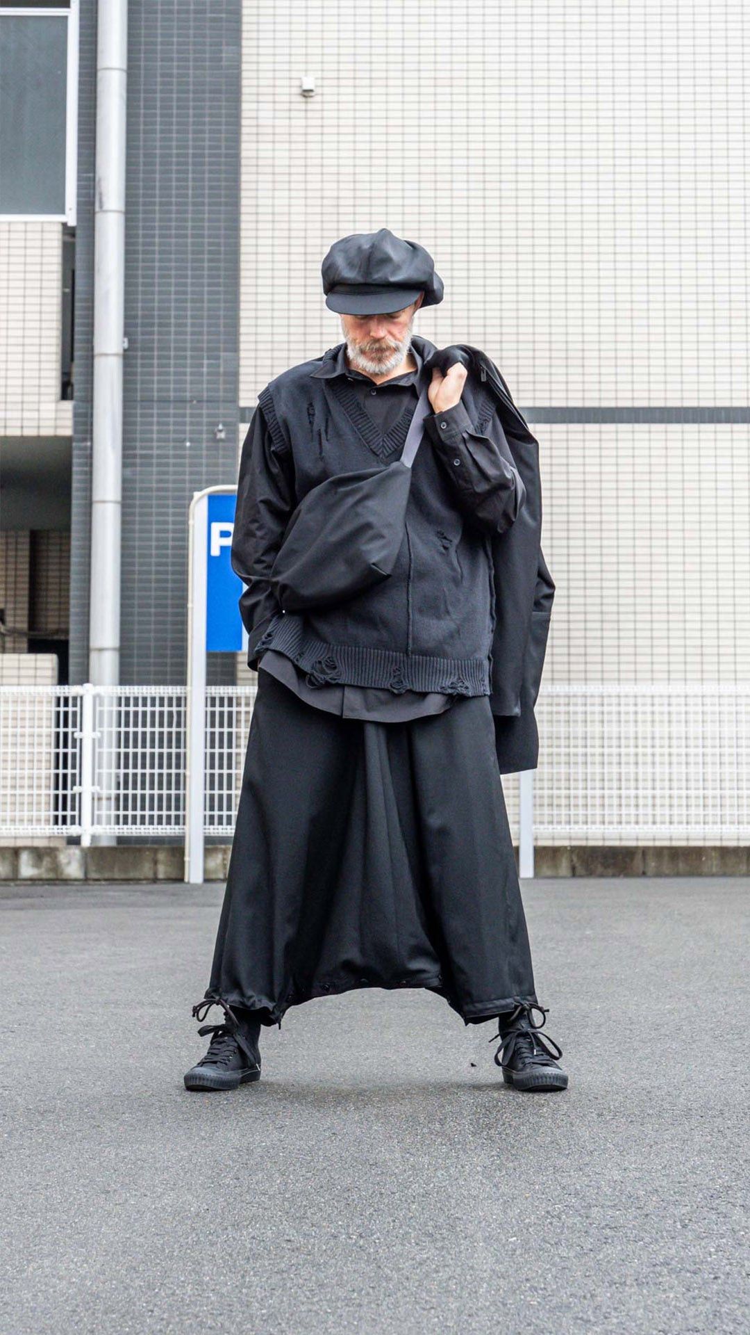 Yohji Yamamoto Yohji Yamamoto Pour Homme WGabardine Sarouel Skirt Wide Pant Size US 32 / EU 48 - 5 Thumbnail