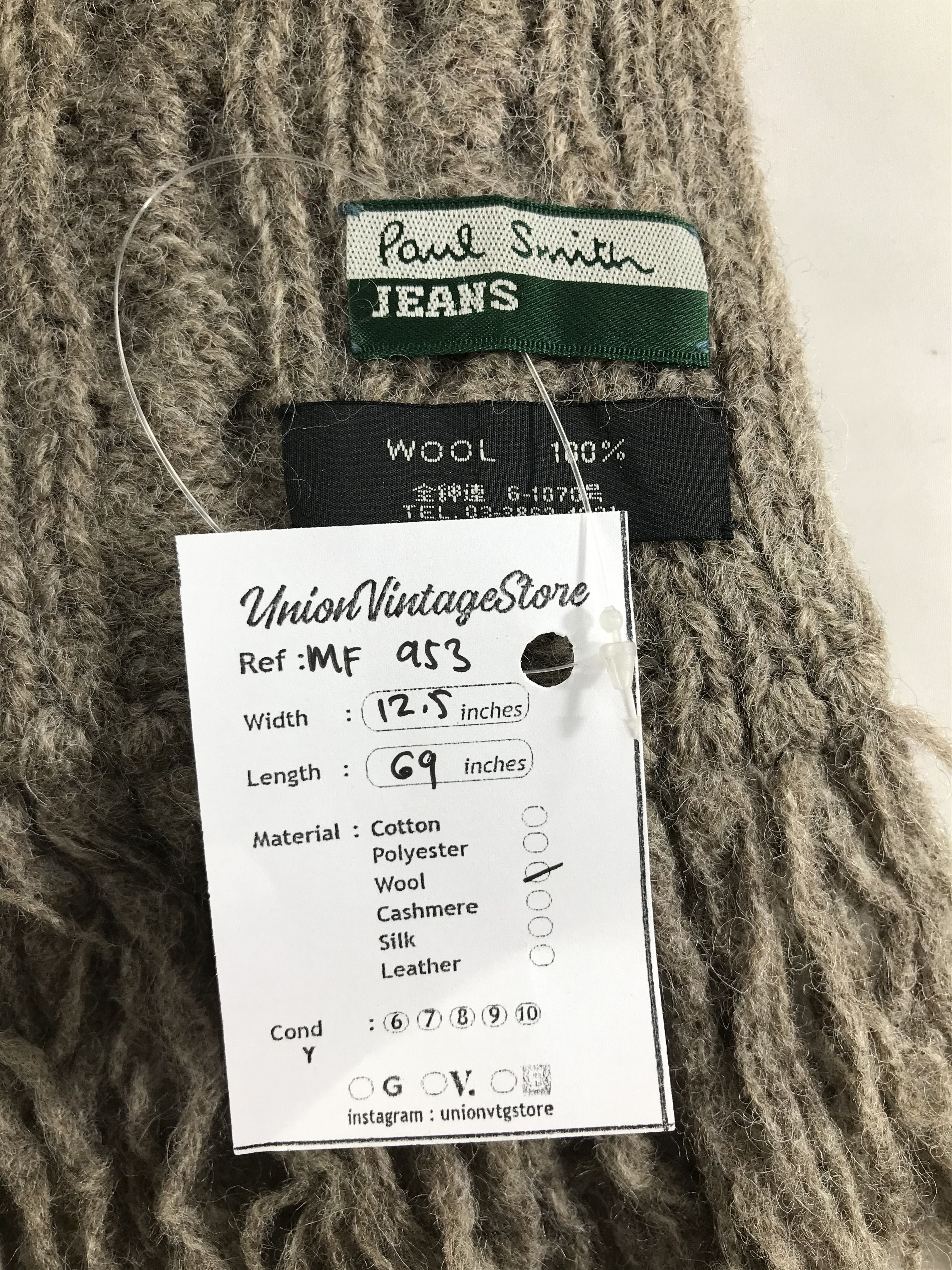Paul Smith Vintage Paul Smith Scarf/Muffler/Neckwear MF953 Size ONE SIZE - 4 Thumbnail