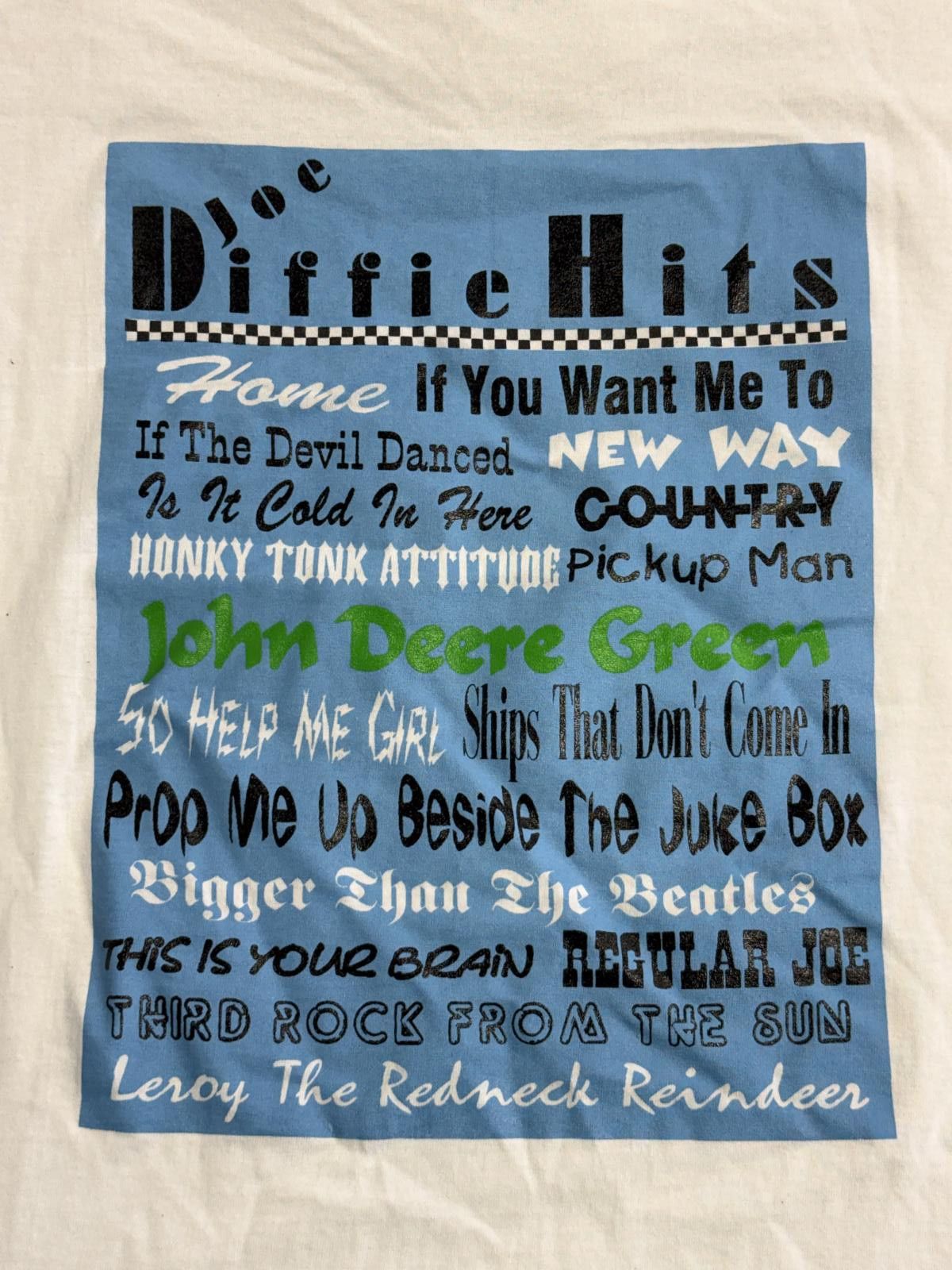Other Joe Diffie T-shirt Country Music Singer Best of Tee 2XL Size US XXL / EU 58 / 5 - 4 Thumbnail