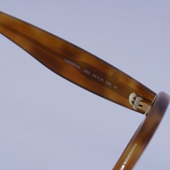 Loewe Loewe LW50074I 053 Eyeglasses Blonde Havana 50mm Cat Eye Size ONE SIZE - 5 Thumbnail