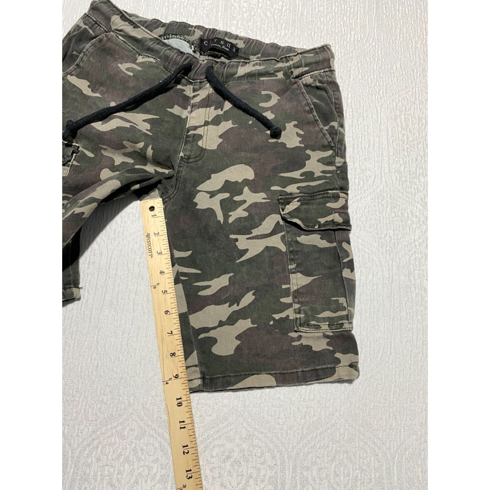 Vintage Citrus Men's Camo Cargo Shorts Size 29 Green Size US 29 - 6 Thumbnail