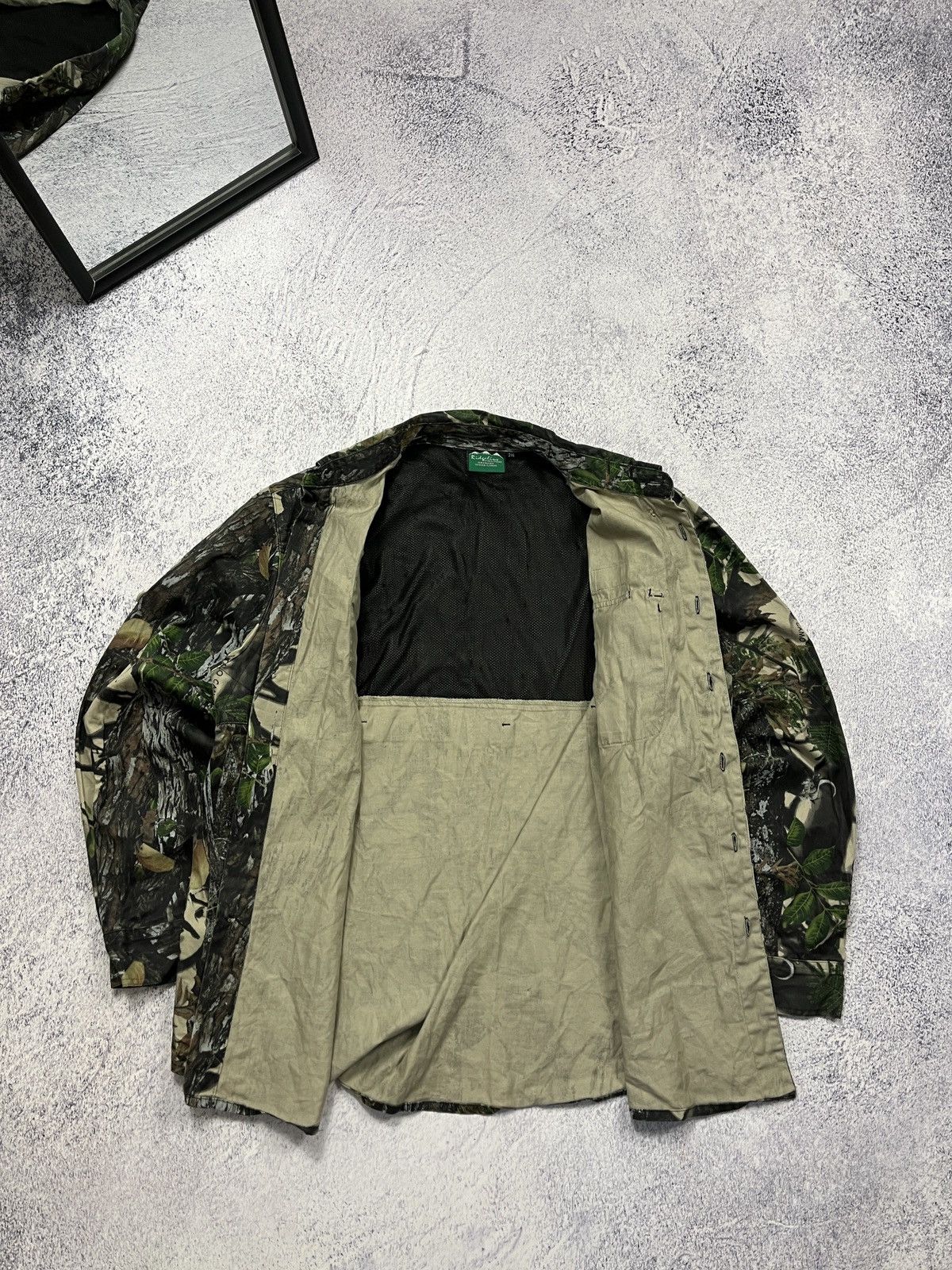 Mossy Oaks × Realtree × Vintage Ridgeline Of New Zealand Camo Crazy Real Tree Hunting Jacket Size US XXL / EU 58 / 5 - 11 Thumbnail