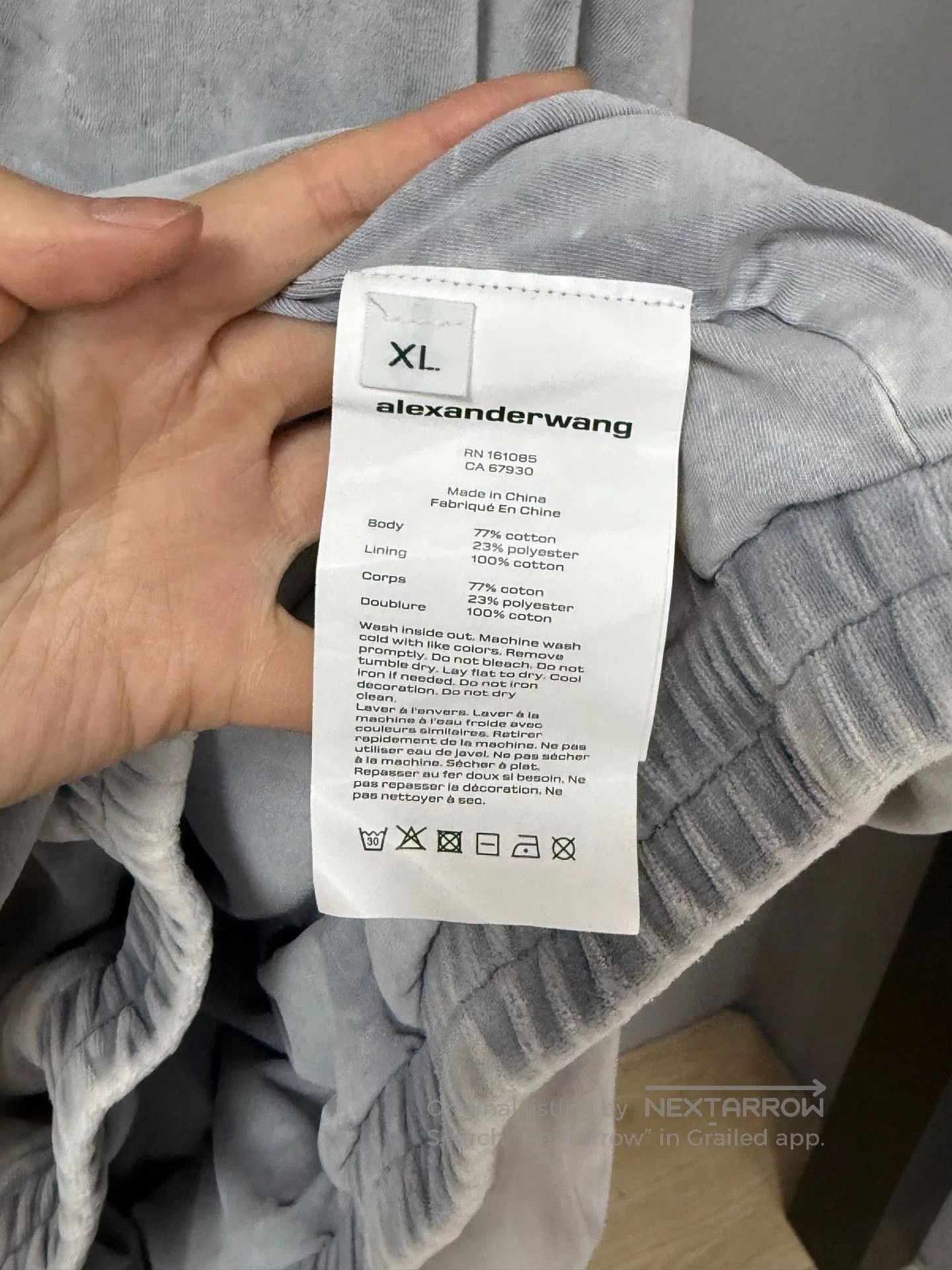 Alexander Wang Alexander Wang Tie-Dye Velvet Coat. Size XL / US 12-14 / IT 48-50 - 4 Thumbnail