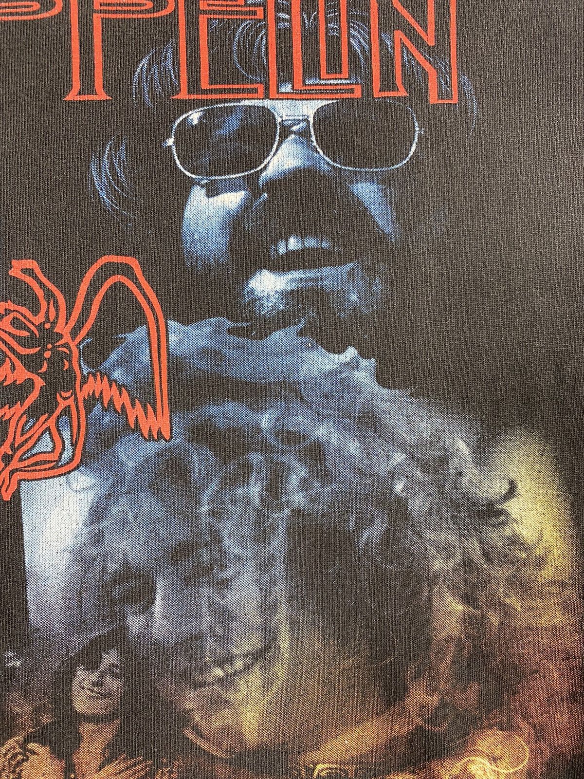 Led Zeppelin × Vintage Vintage 00s Led Zeppelin Double Print Logo T Shirt Size US M / EU 48-50 / 2 - 8 Thumbnail